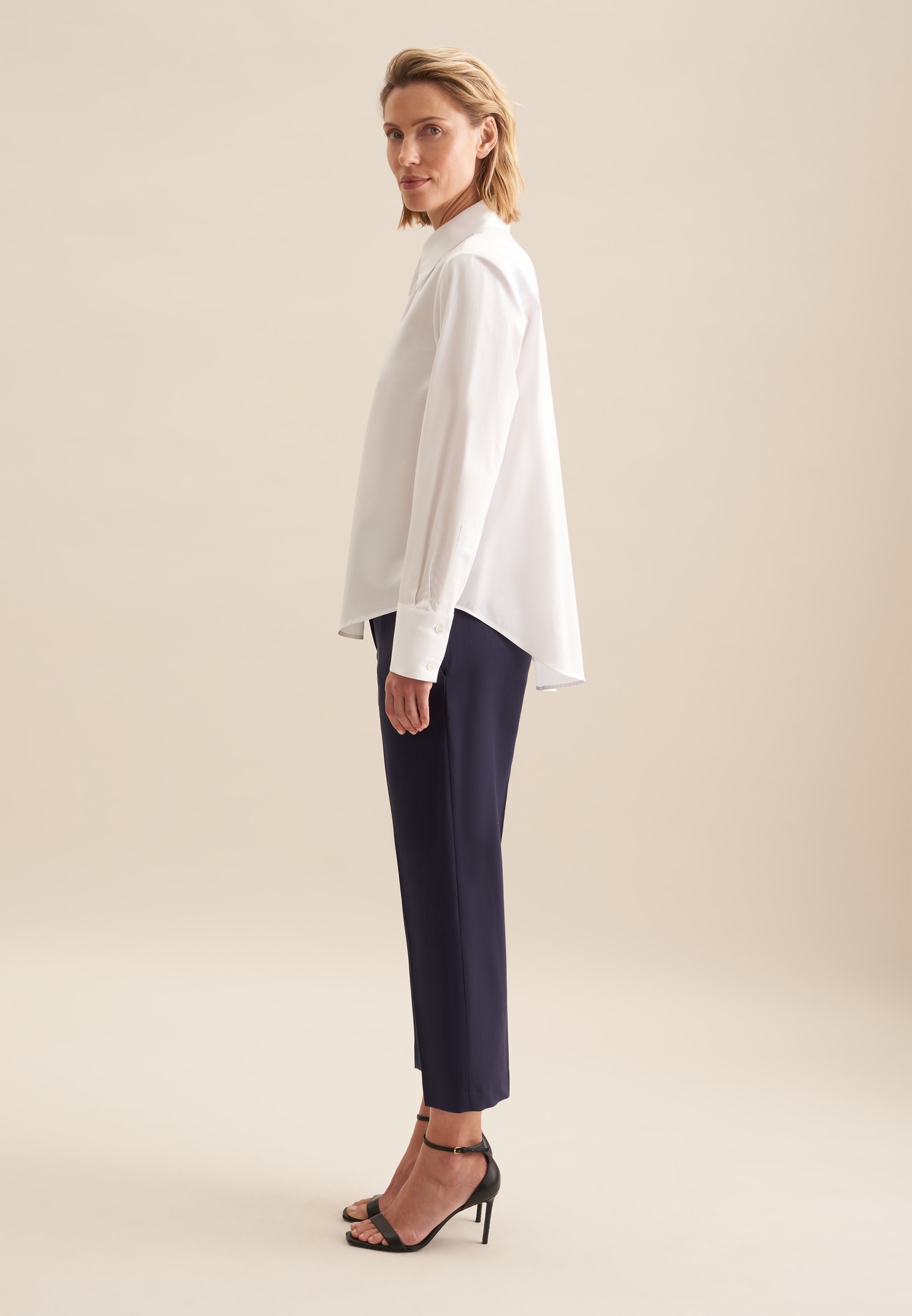 seidensticker Hemdbluse »Schwarze Rose« 1/1 Kragen Uni