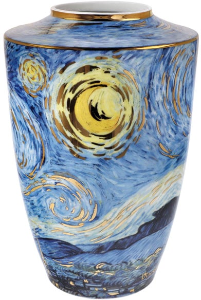 Goebel Tischvase »Vincent van Gogh - "Sternennacht"«, (1 St.), Vase aus Porzellan, Höhe ca. 34 cm