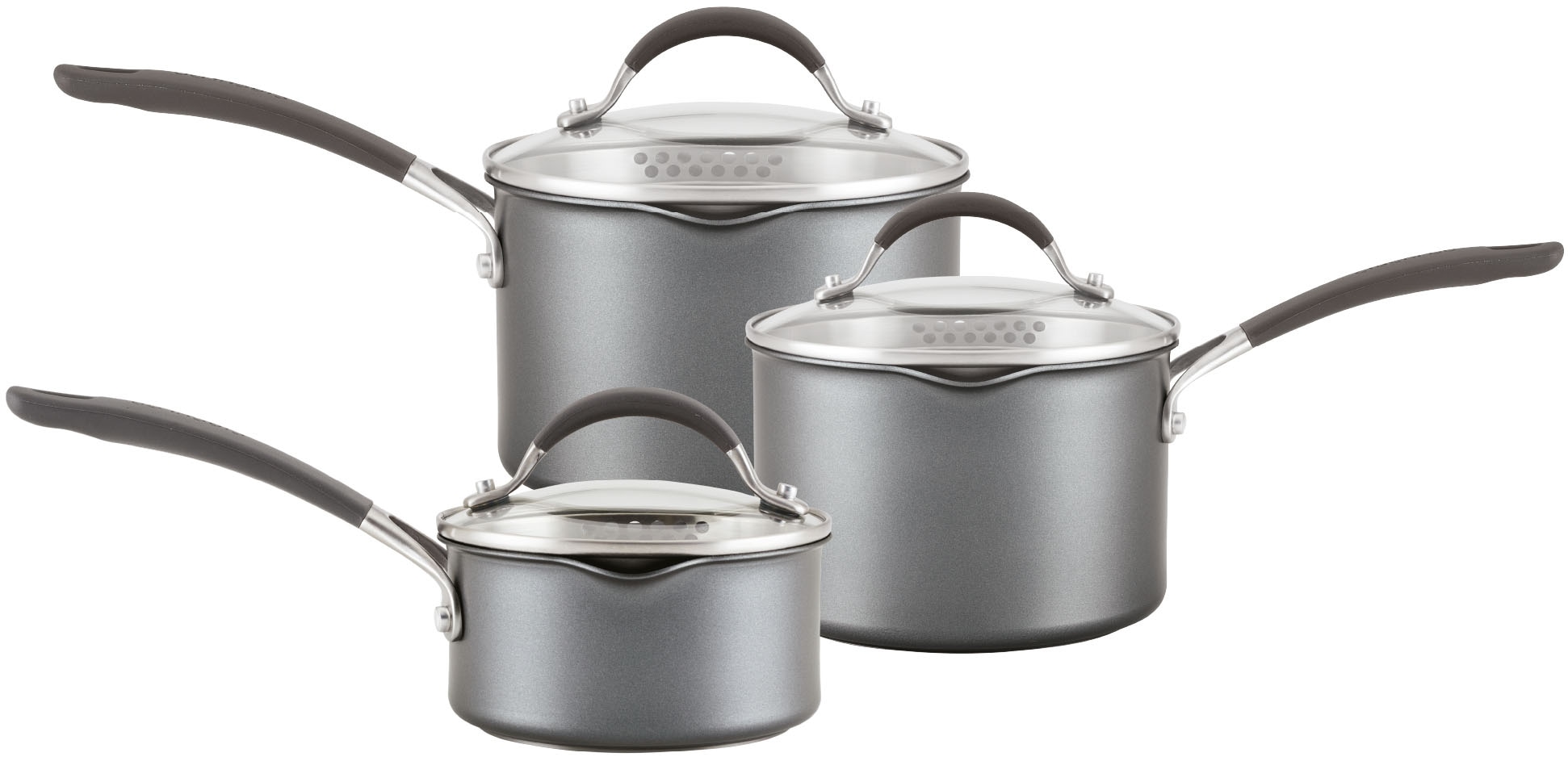 Circulon Topf-Set »Circulon A1 Topfset klein, 6-tlg.« Aluminium   Edelstahl günstig online kaufen