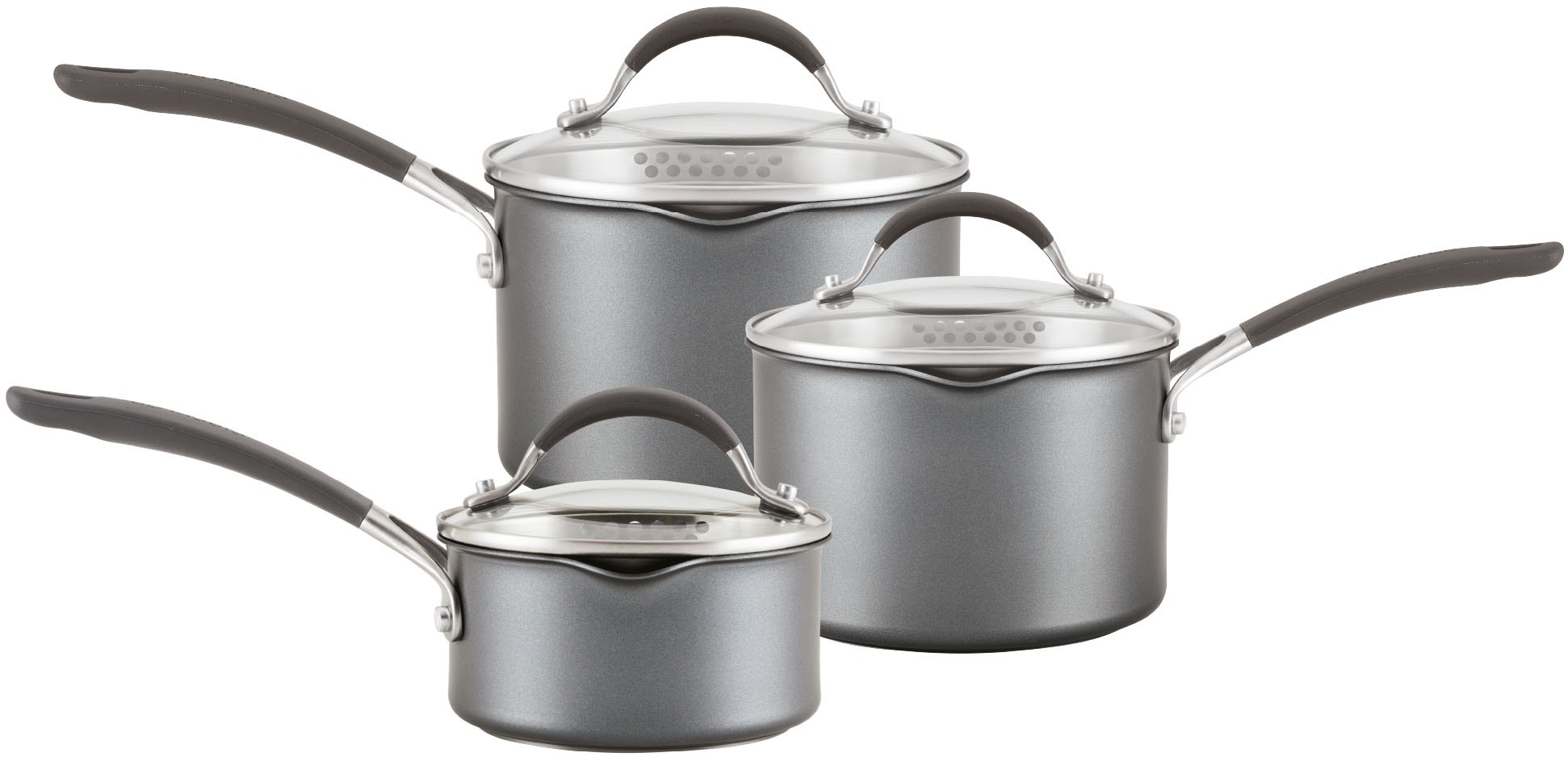 Circulon Topf-Set »Circulon A1 Topfset klein, 6-tlg.«, Edelstahl-Aluminium, günstig online kaufen