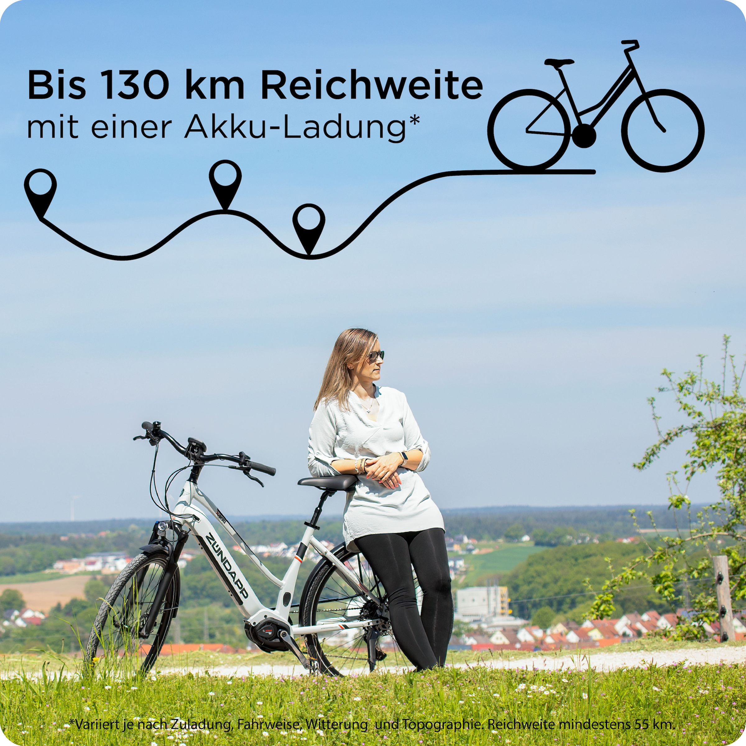 Zündapp E-Bike »X400«, 11 Gang, Shimano, Deore XT, Mittelmotor 250 W, Pedelec, Elektrofahrrad für Damen u. Herren