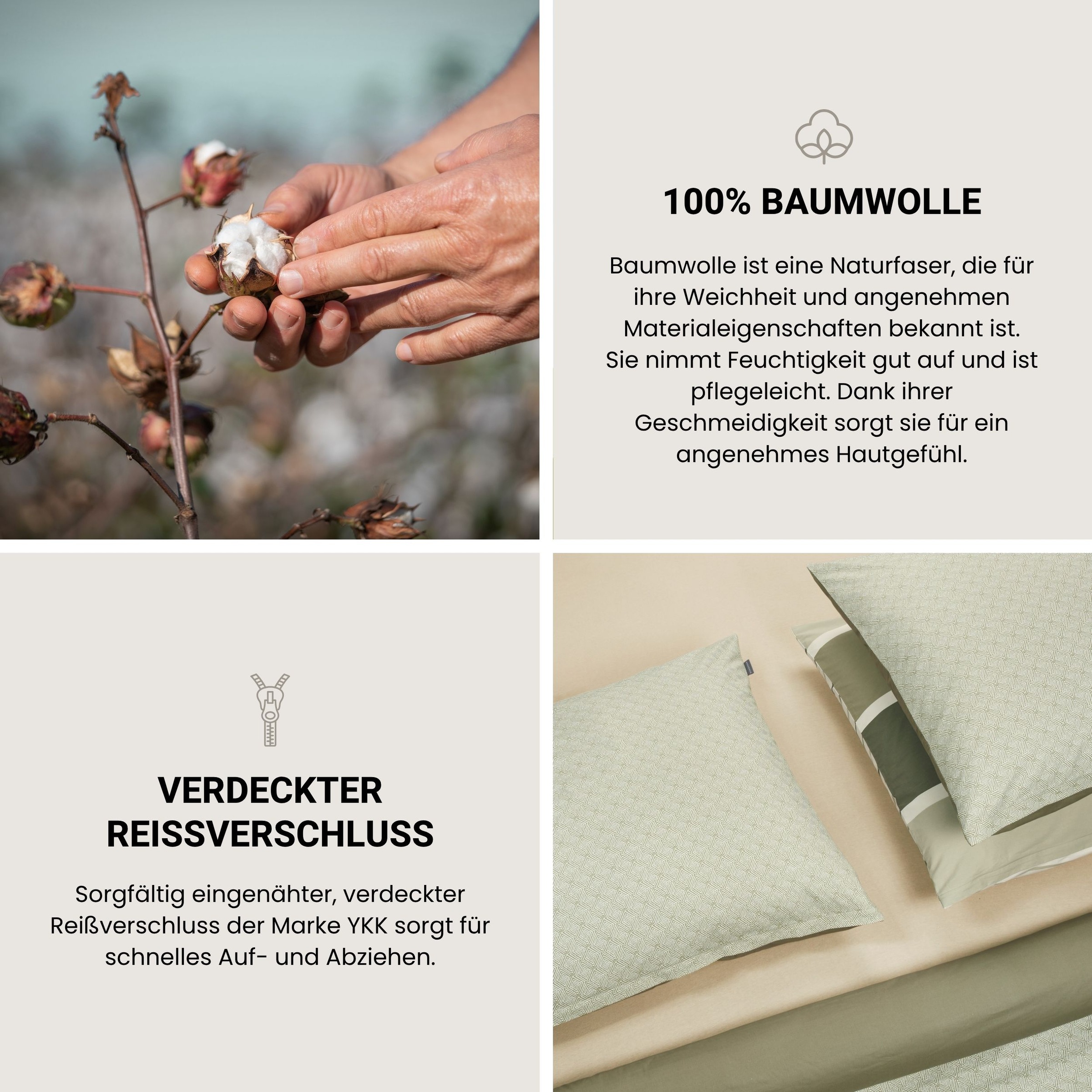 Schiesser Wendebettwäsche »Brody aus weicher Baumwolle mit klassichen Streifen« 2 Stk. OEKO-TEX® MADE IN GREEN