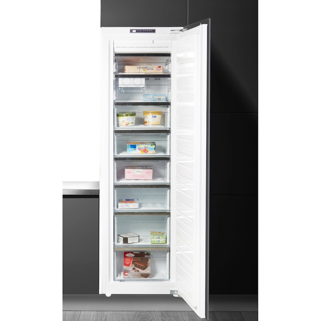 Sharp Einbaugefrierschrank »SJ-SE197E00X-EU«, 177 cm hoch, 54 cm breit