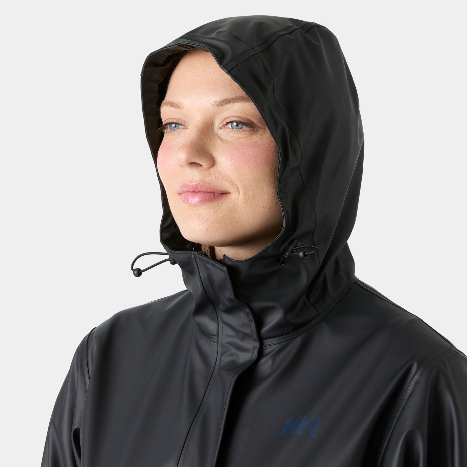 Helly Hansen Regenjacke »W MOSS JACKET« mit Kapuze sportlich, aus PU-Gewebe, wasserdicht, winddicht, mit Kapuze