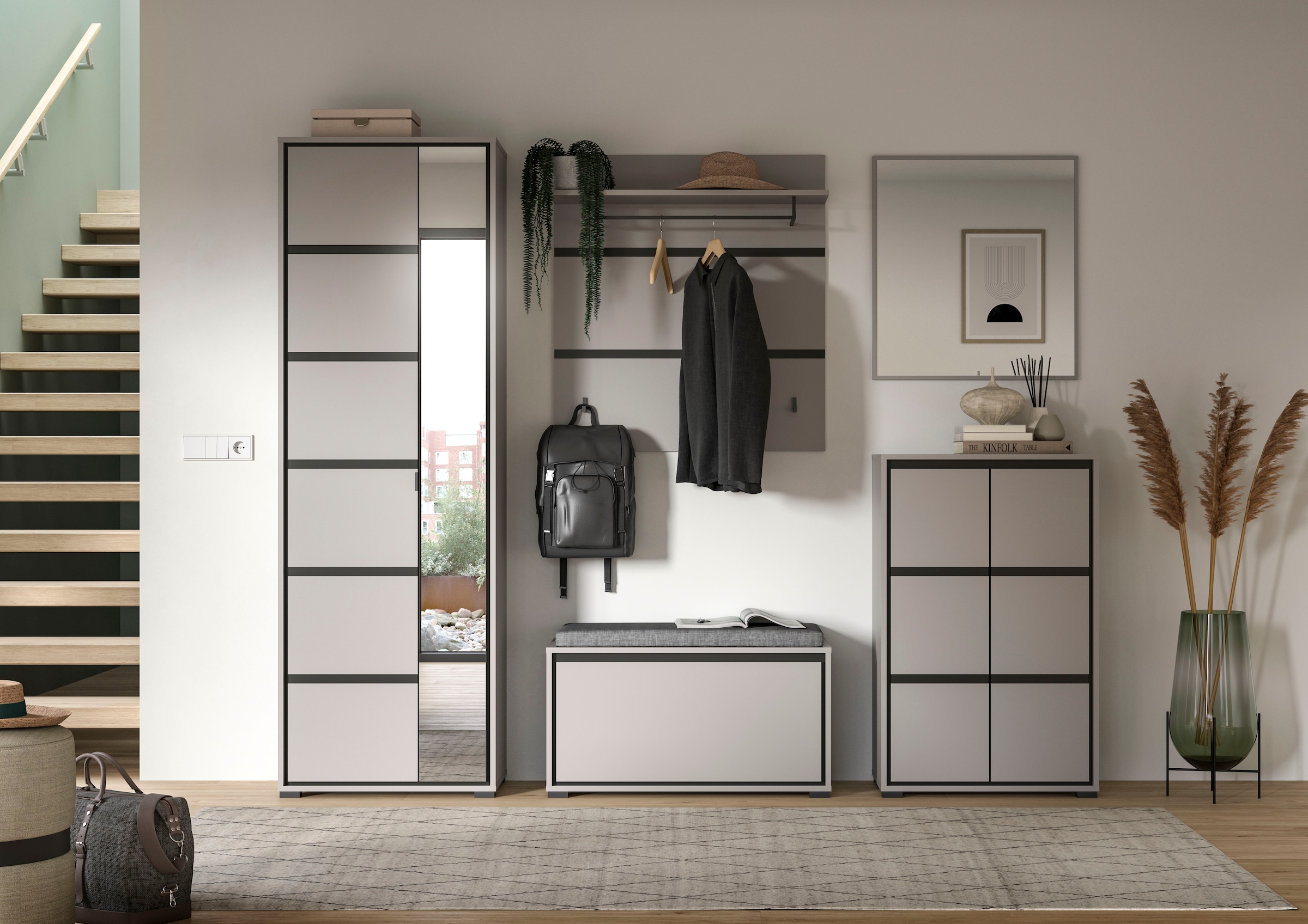 INOSIGN Garderoben-Set "Skygge", (5 St.), Garderobenmöbel, Flurgarderobe günstig online kaufen