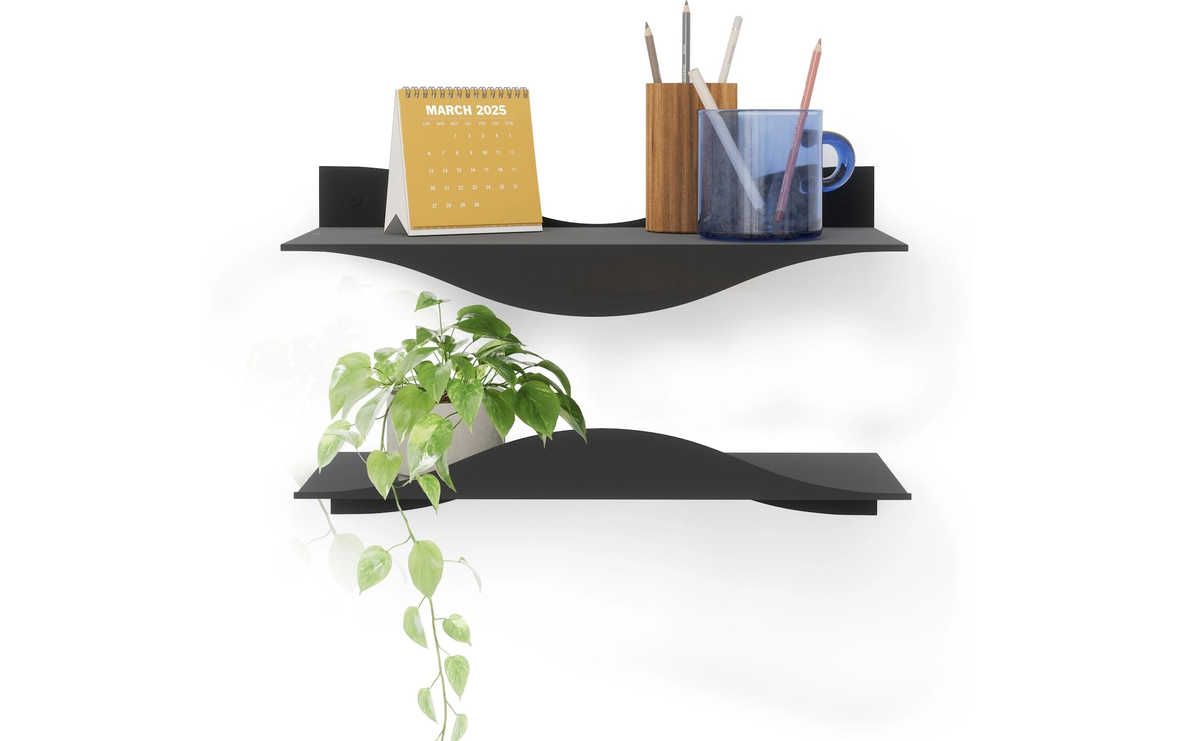 Umbra Wandregal »Surf 2er Set, 43 x 18 x 10 cm« Set, 