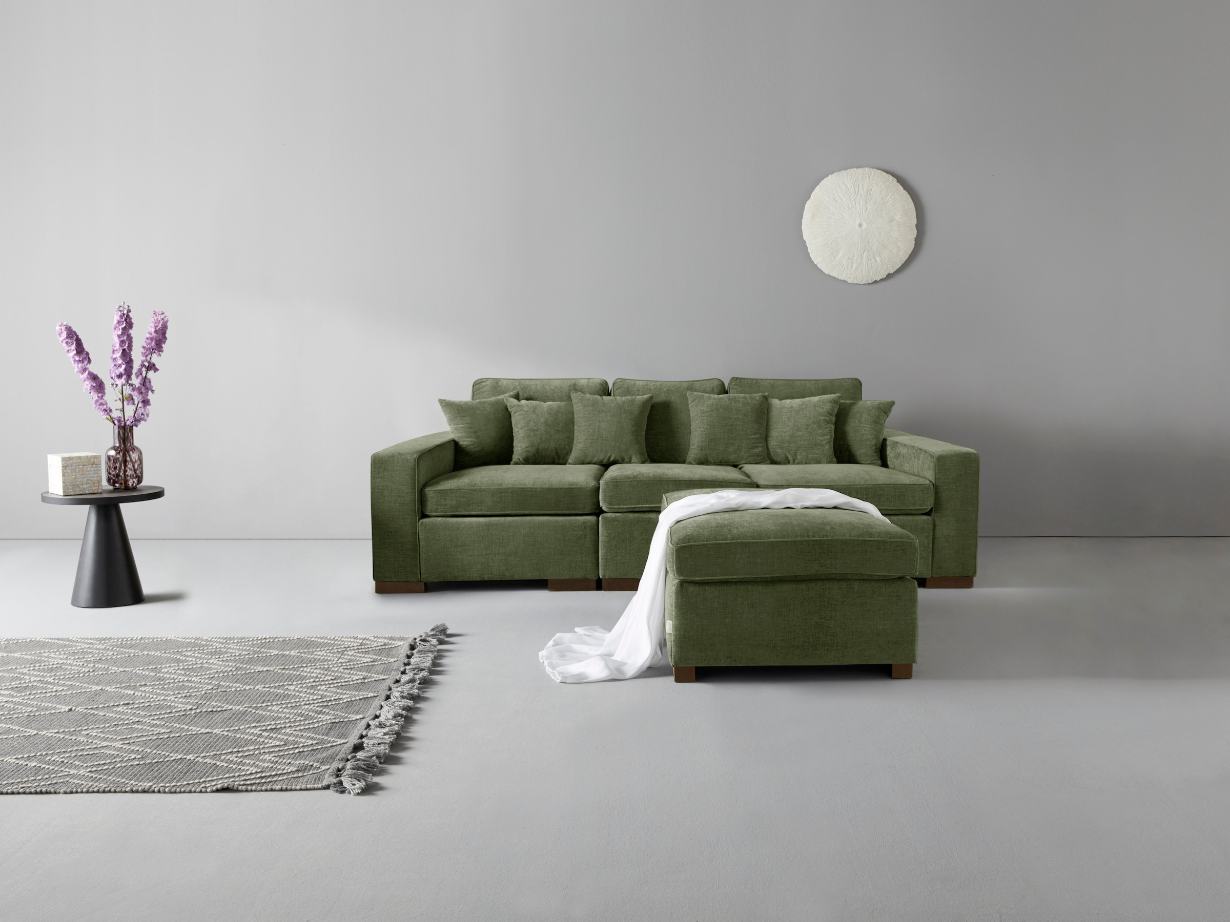 Guido Maria Kretschmer Home&Living 3-Sitzer »Skara«, Lounge-Sofa mit Federkernpolsterung, in vielen Bezugsvarianten