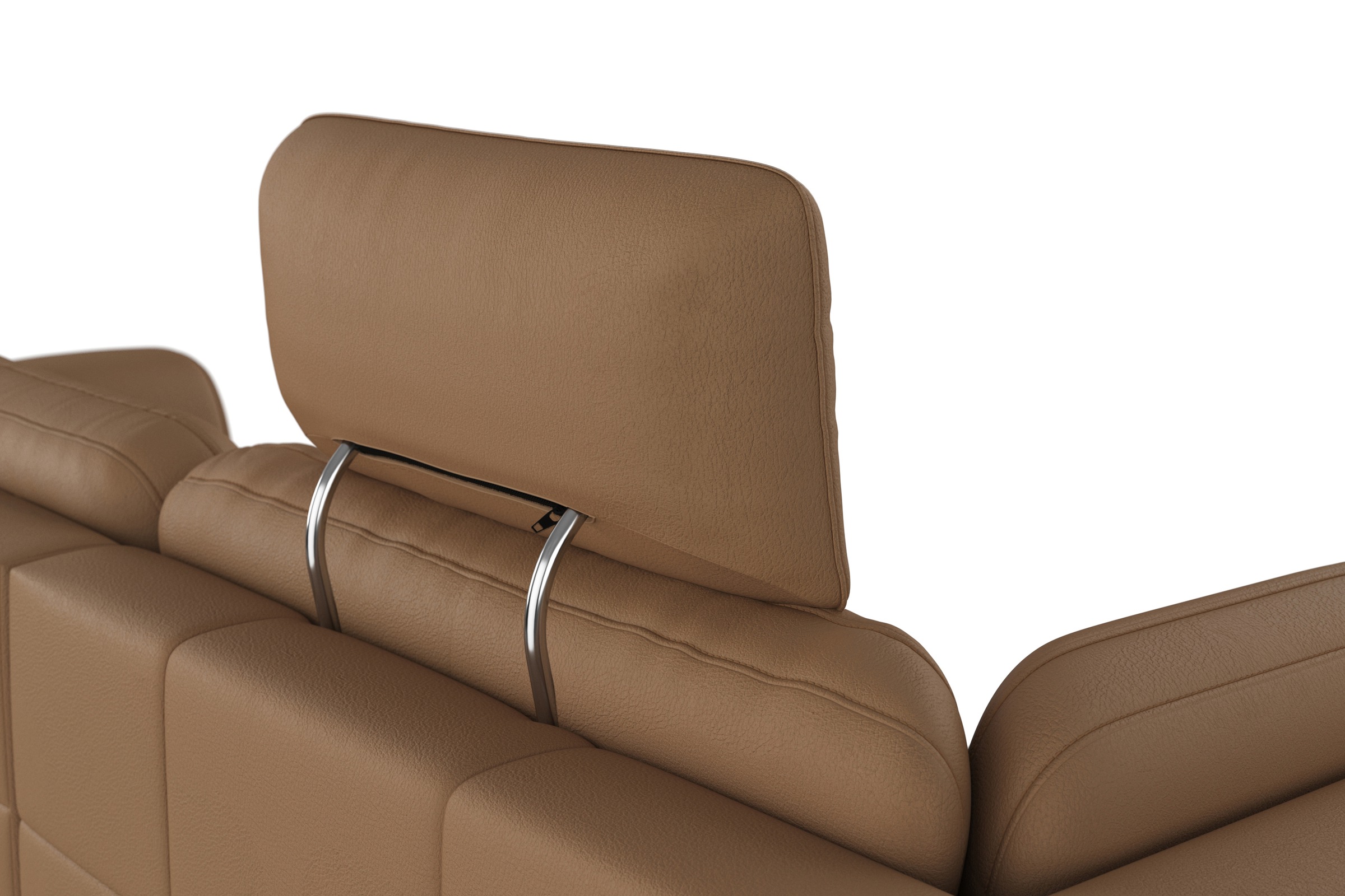 sit&more Ecksofa »Bendigo L-Form«, inklusive Sitztiefenverstellung, Bodenfreiheit 12 cm, in 2 Fußfarben