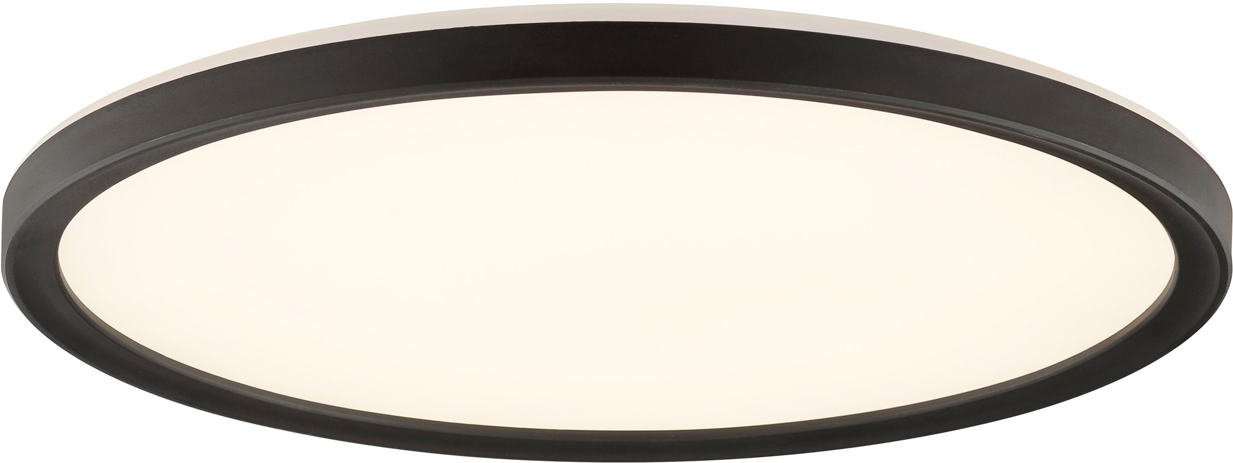 Hanseatic LED Panel »Liuca«, 1 flammig, Leuchtmittel LED-Modul | LED fest integriert, 29 cm, 2400 lm, 2700-6500 K, dimmbar, CCT über Wandschalter, schwarz
