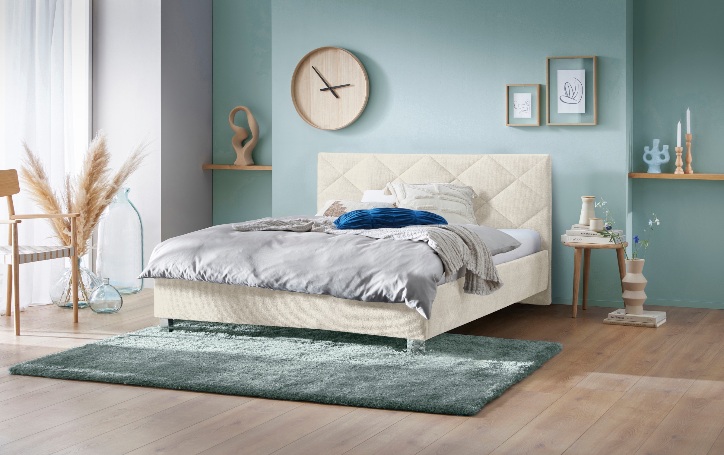 Westfalia Schlafkomfort Polsterbett "Padua" mit Rautensteppung, 3 verschied günstig online kaufen