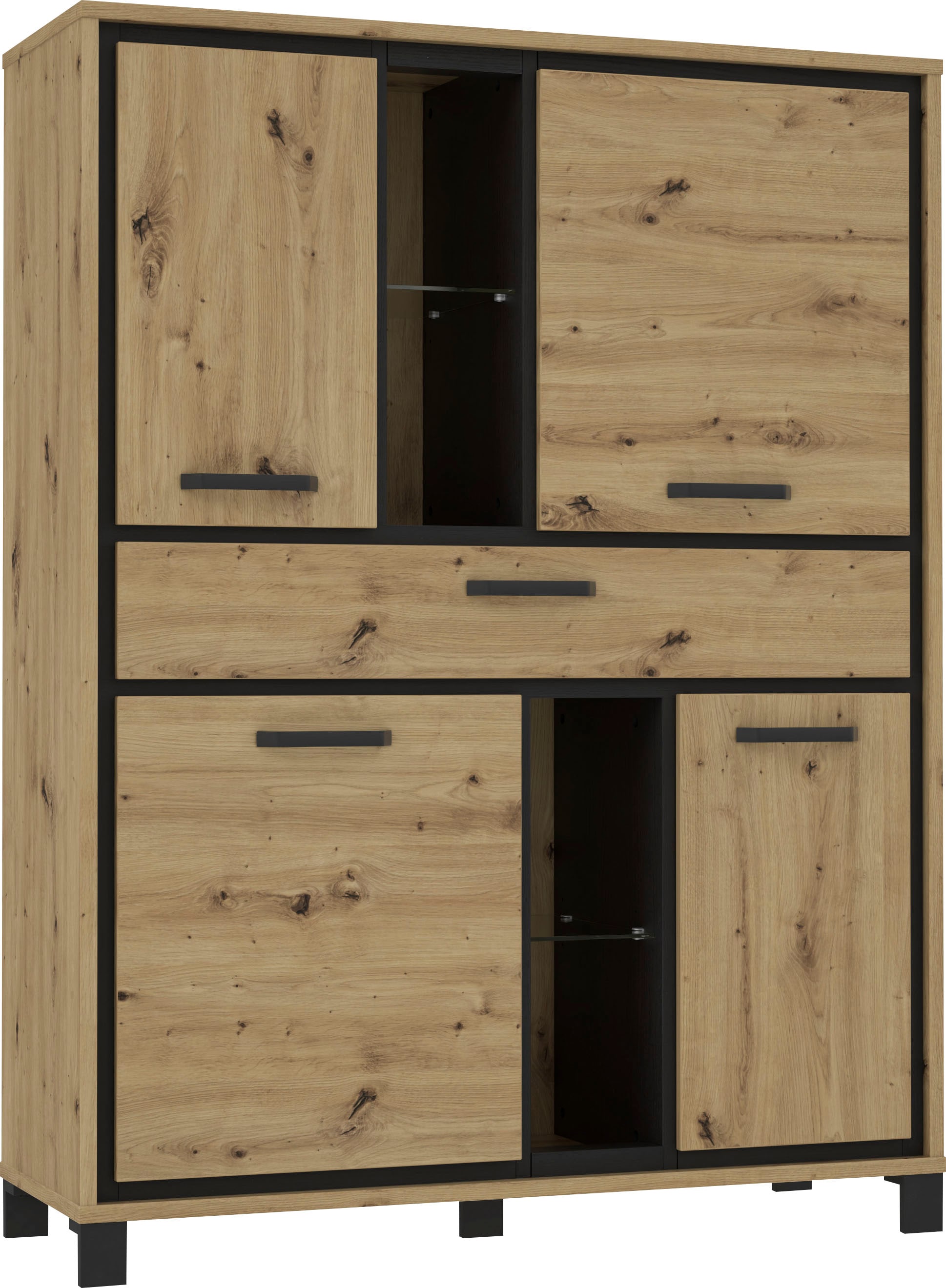 FORTE Highboard »Trondheim«, Höhe 161 cm