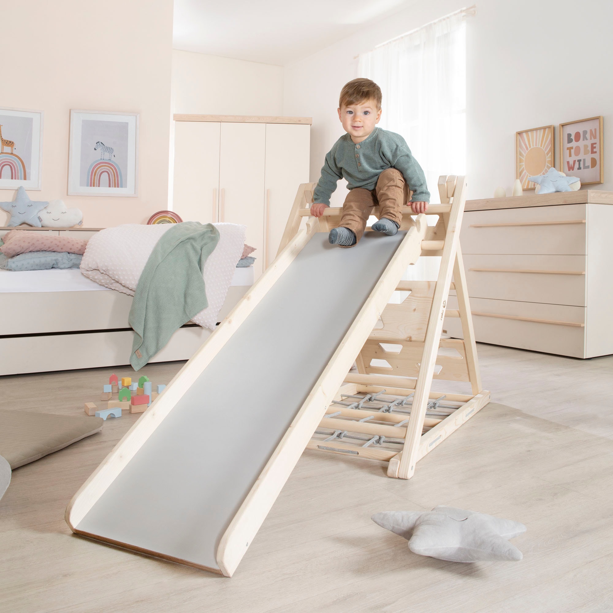 roba® Rutsche »Rutschbrett für roba Kletterdreieck«, für roba Kletterdreieck und Spielturm