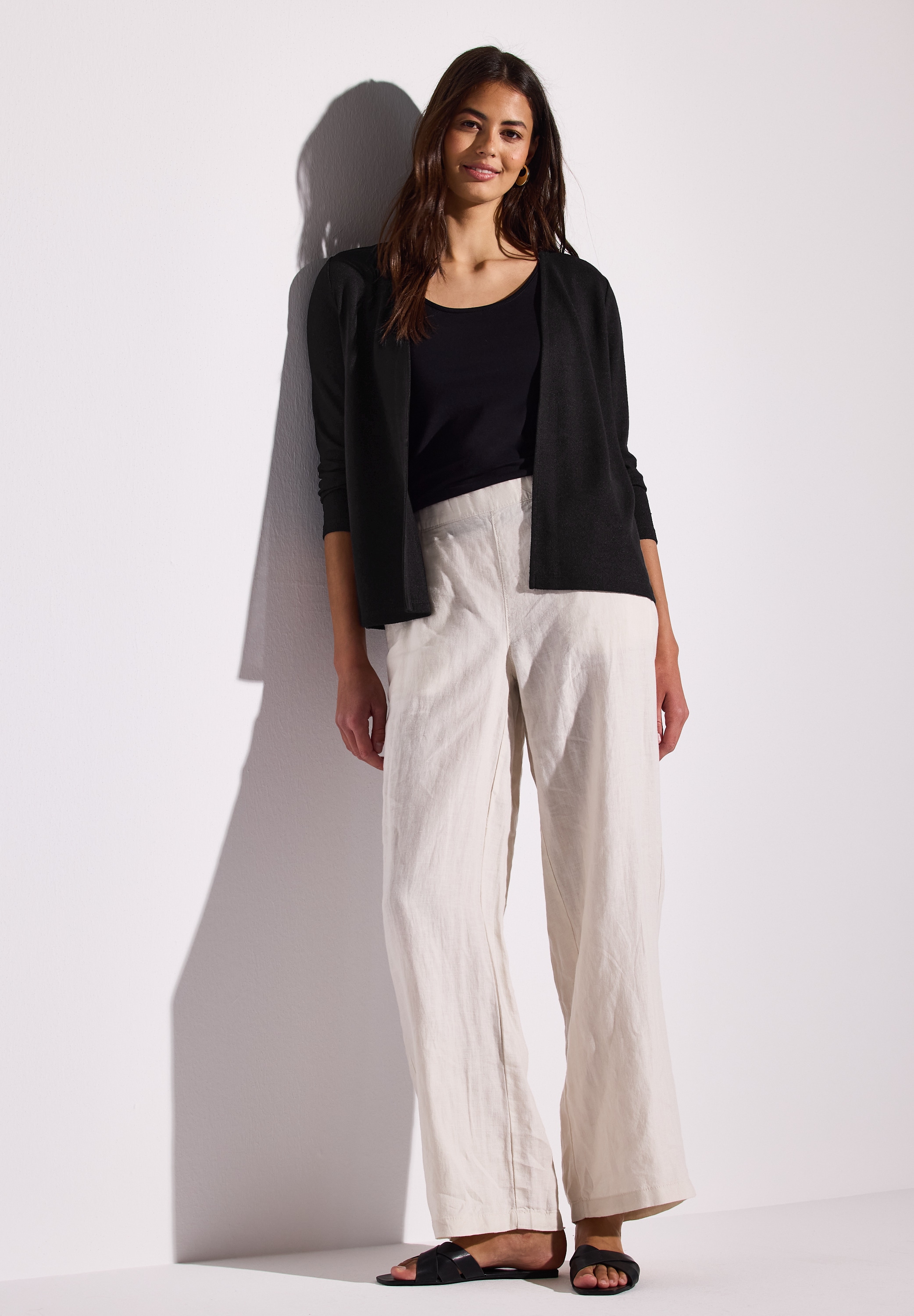 STREET ONE Shirtjacke »NETTE«, im Strick Look