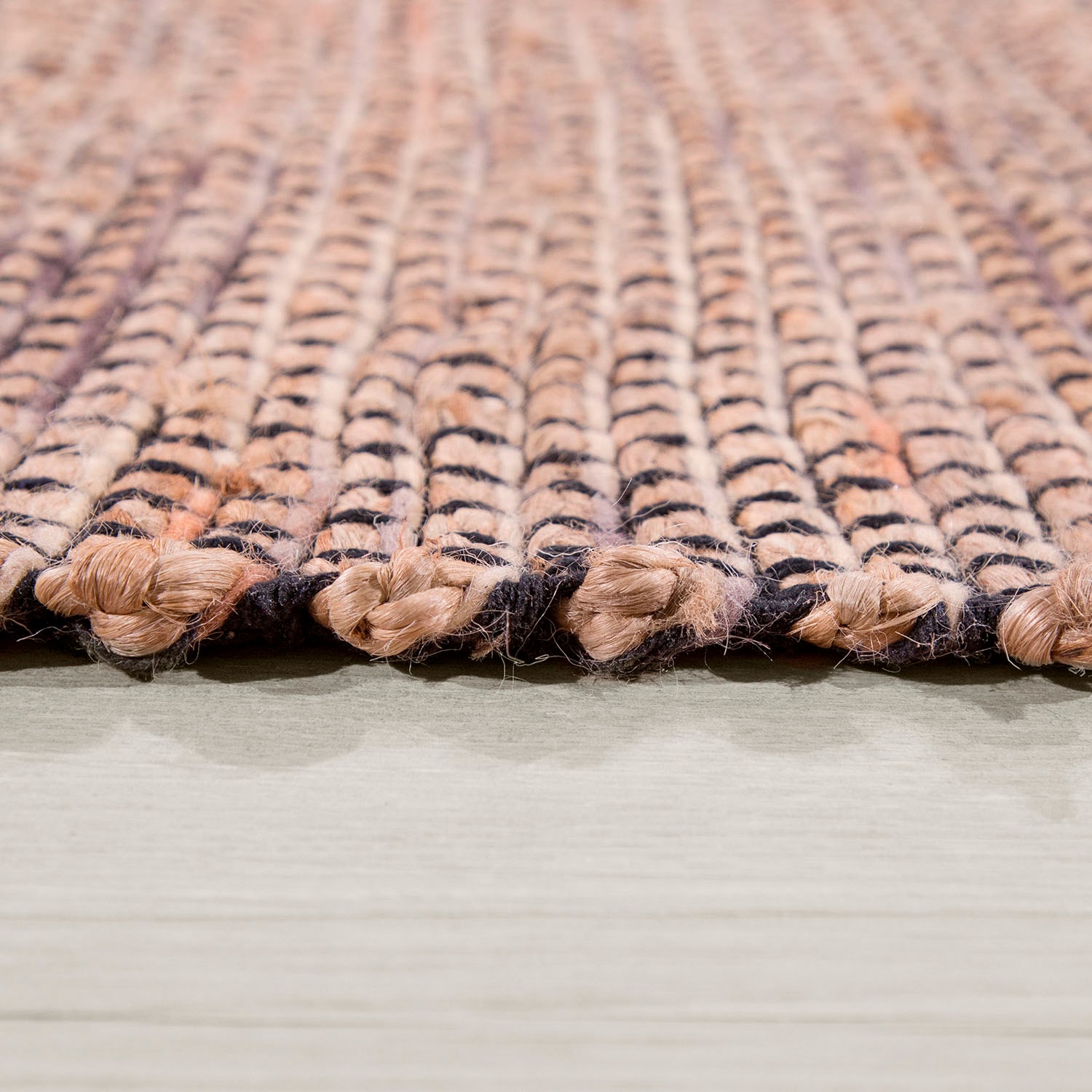 Paco Home Teppich »Odense 684«, rechteckig, 13 mm Höhe, handgewebter Wendeteppich, Jute & Wolle, meliert, Wohnzimmer