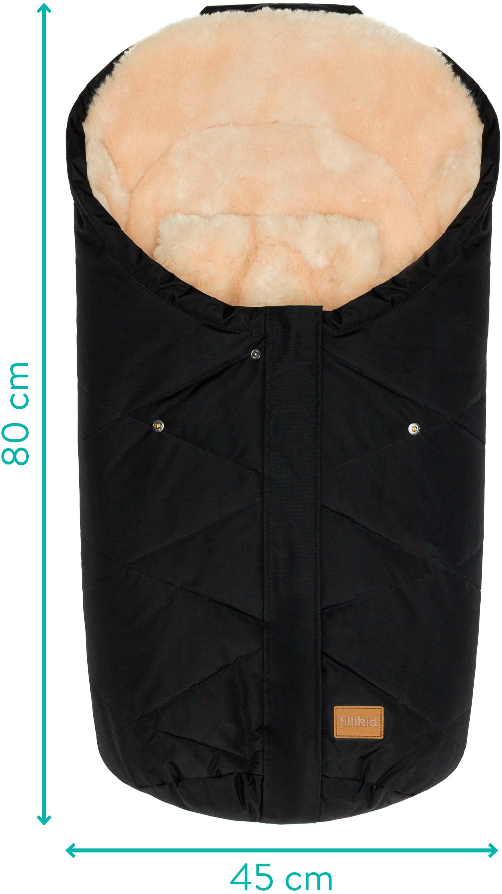 Fillikid Fußsack »Vegan Style, Winterfußsack«