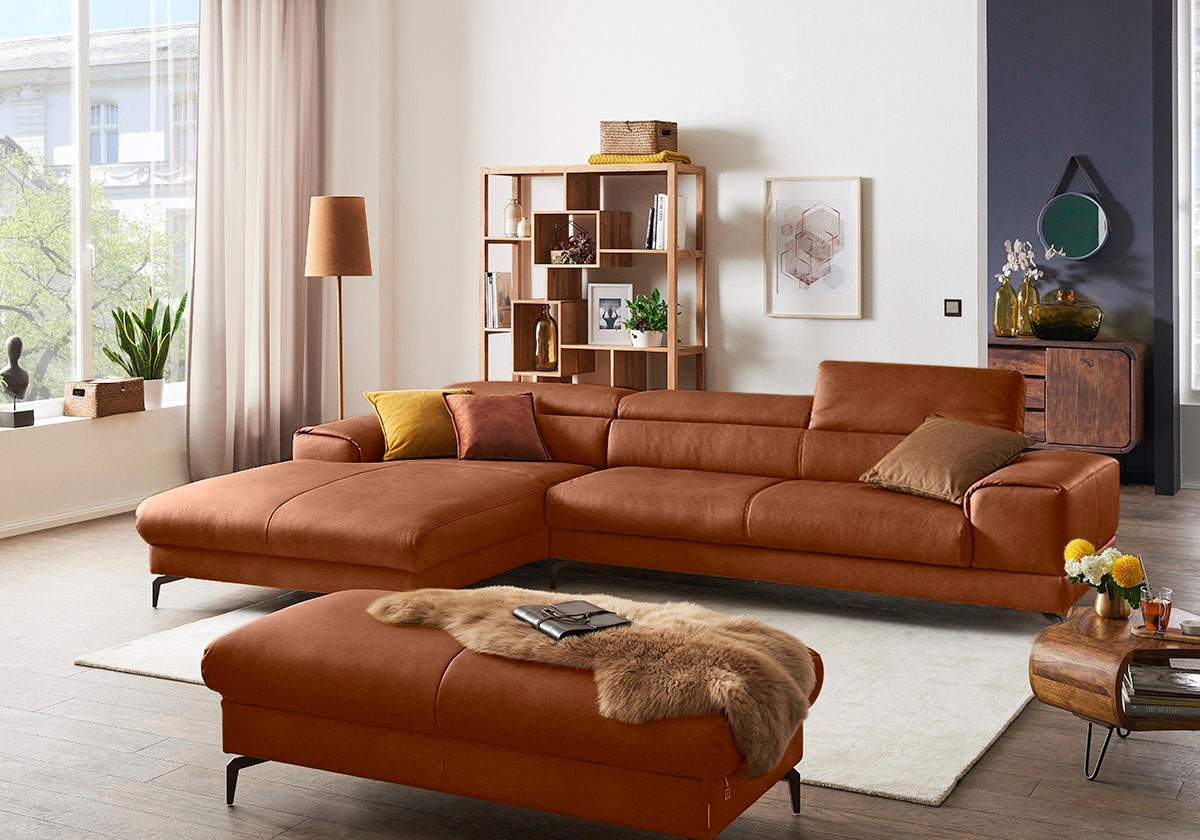W.SCHILLIG Ecksofa »piedroo, Designsofa mit tollem Sitzkomfort, bequem und günstig online kaufen