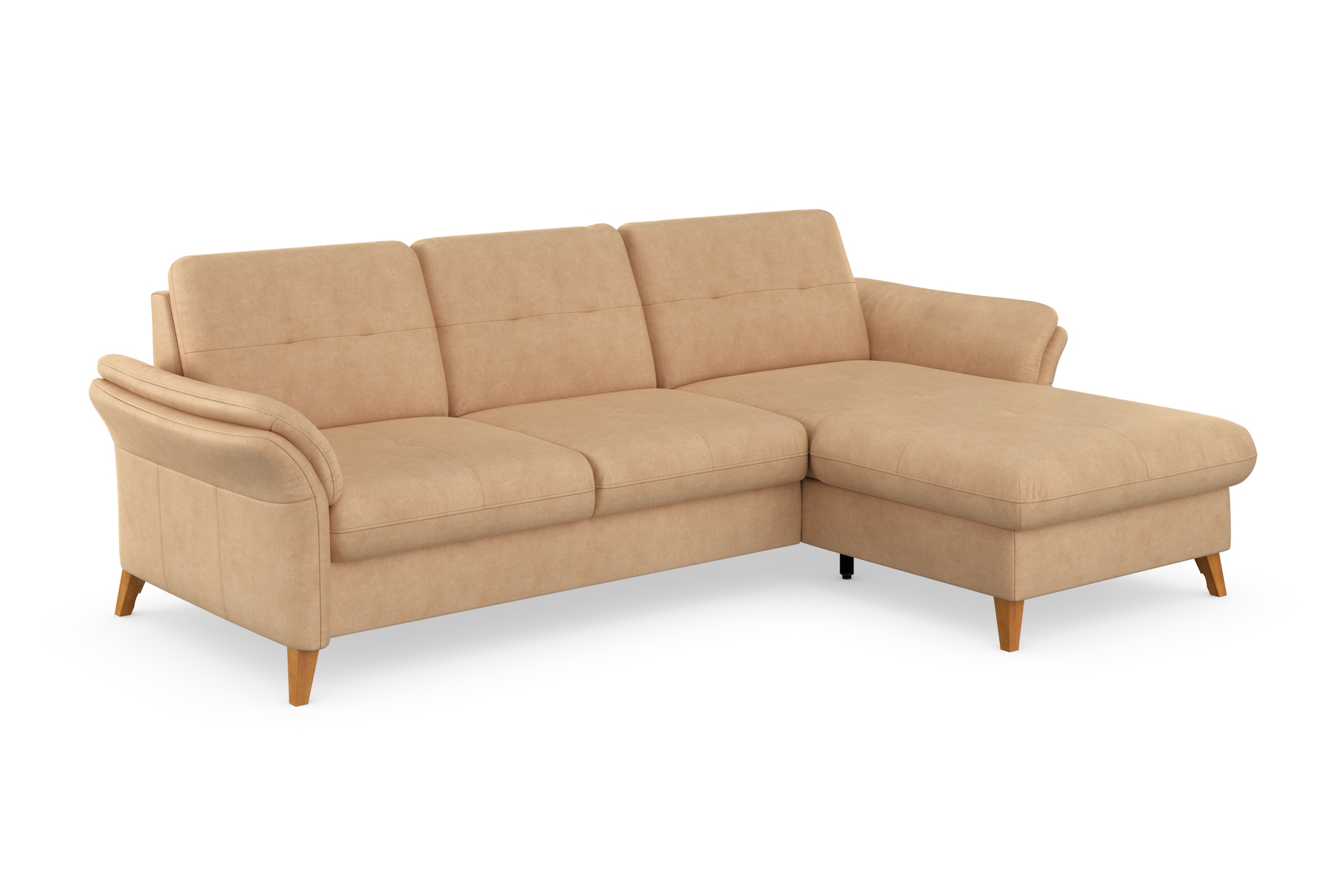 sit&more Ecksofa »Göteborg« Sitztiefenverstellung und Federkern, wahlweise mit Bettfunktion