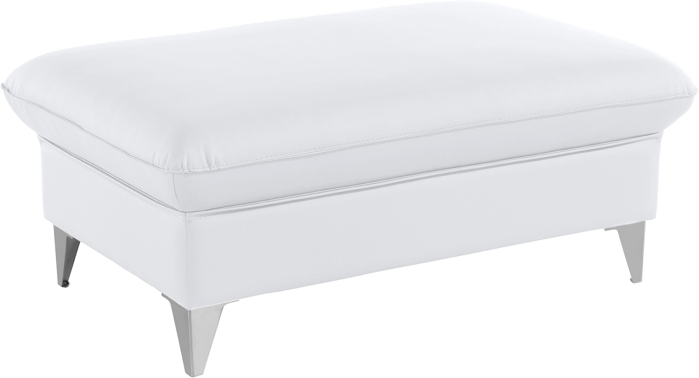 COTTA Polstergarnitur »Caluso L-Form«, Set bestehend aus: Ecksofa mit Kopfteilverstellung & Hocker