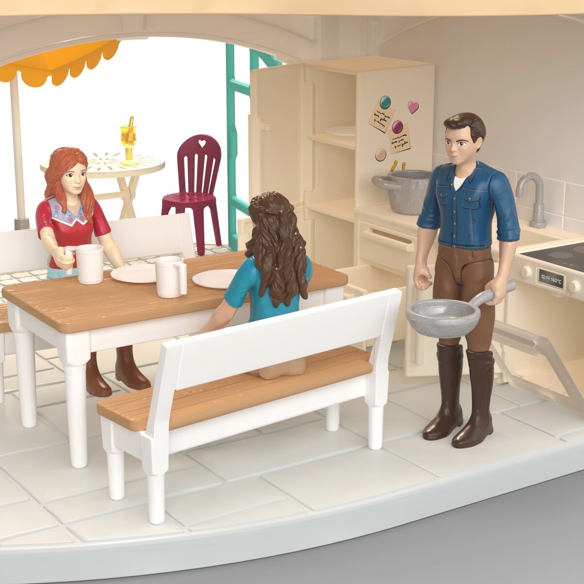 Schleich® Spielwelt »HORSE CLUB, Lakeside Villa & Paddock (42785)«