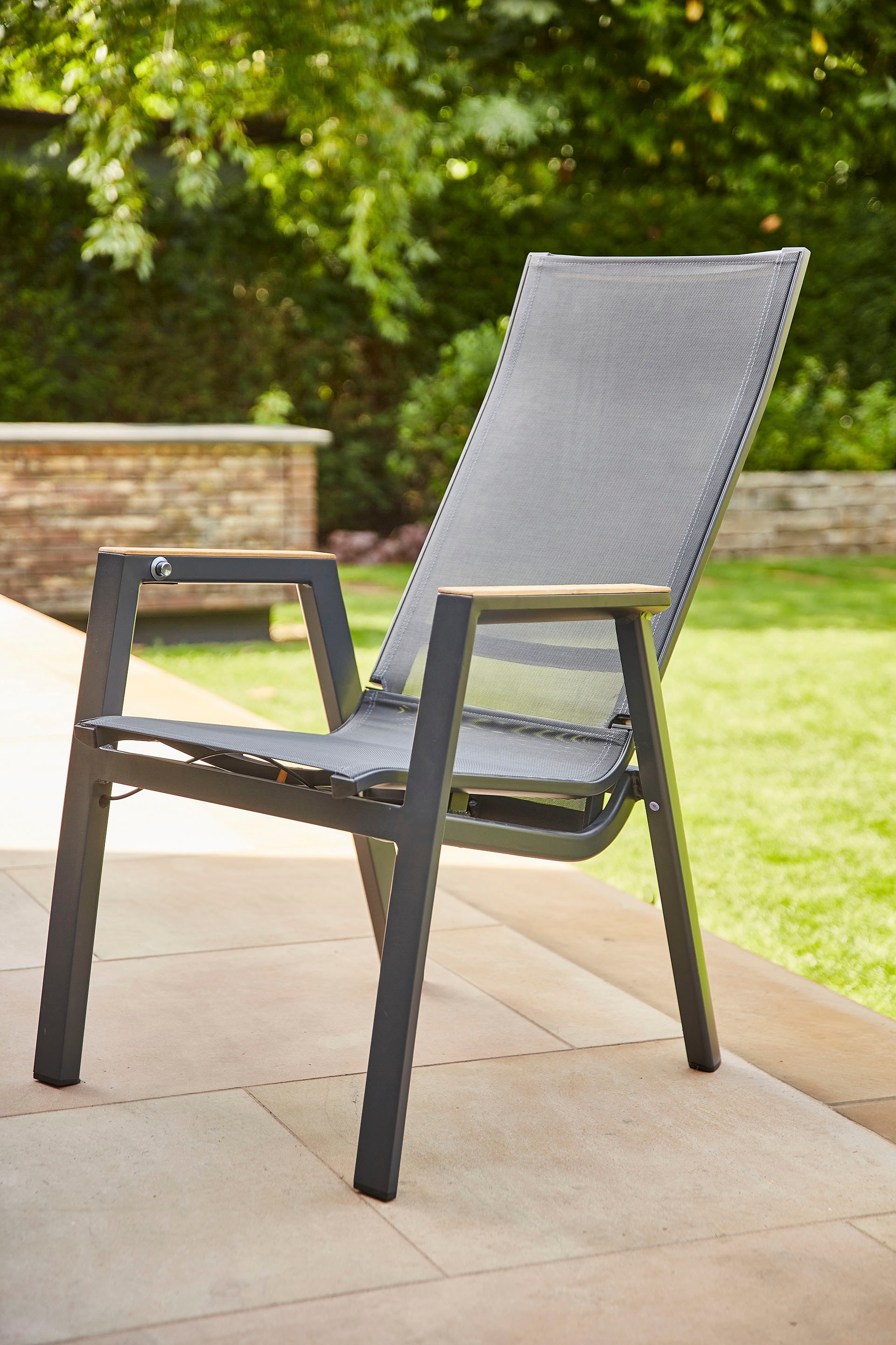 Siena Garden Garten-Essgruppe »Rondo«, (Set, 5 tlg.), bestehend aus 4 Sesseln und 1 Tisch