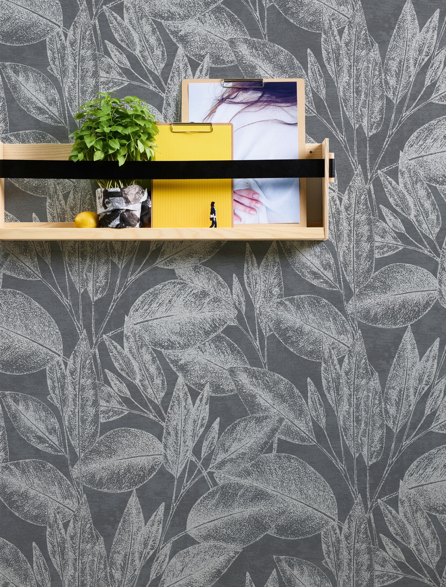 A.S. Création Vliestapete »Attractive«, floral-botanisch, Glitzertapete Tapete Blumen