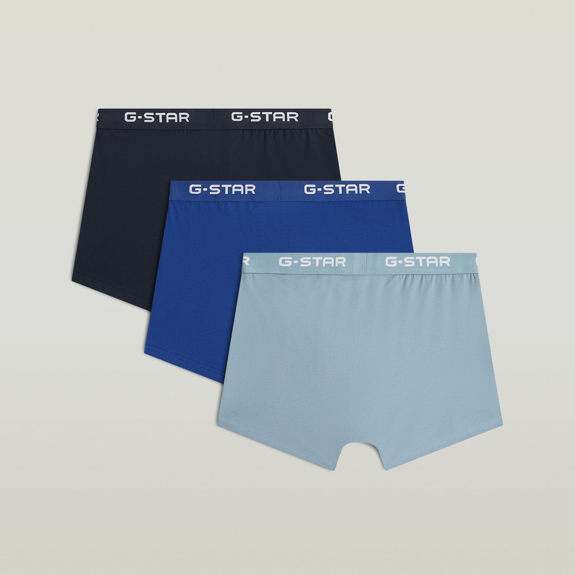 G-STAR Boxershorts »ASH, 3 PACK TRUNKS« Packung, 3 Stk. mit Logo-Bund