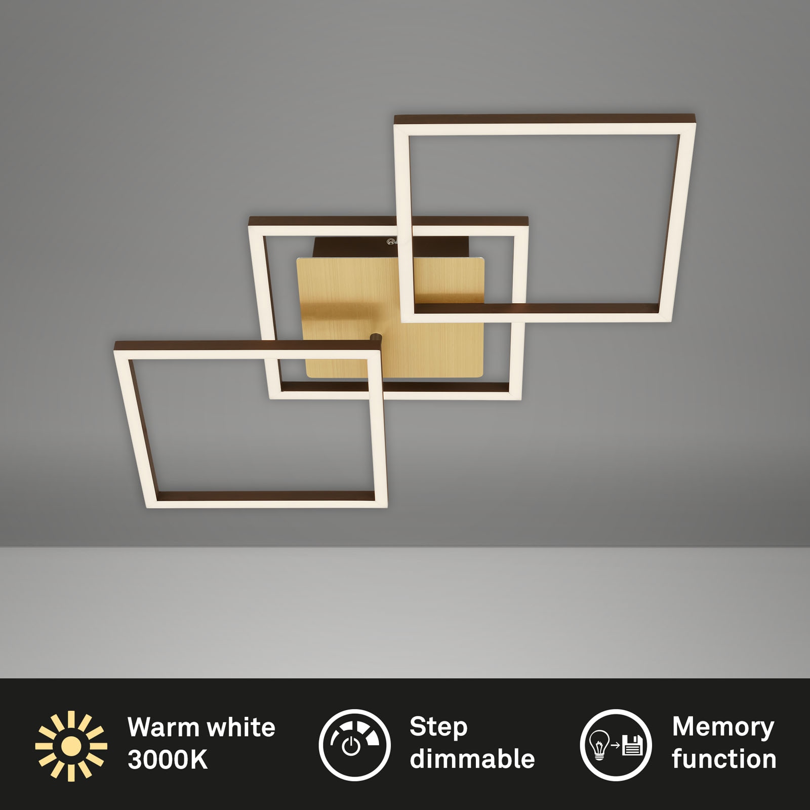 Briloner Leuchten Deckenleuchte »Frame FRAME«