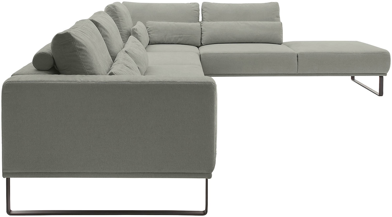 Musterring Ecksofa mit Zwischenhocker, wahlweise mit Funktion und Kissen, Maße 290 x 308