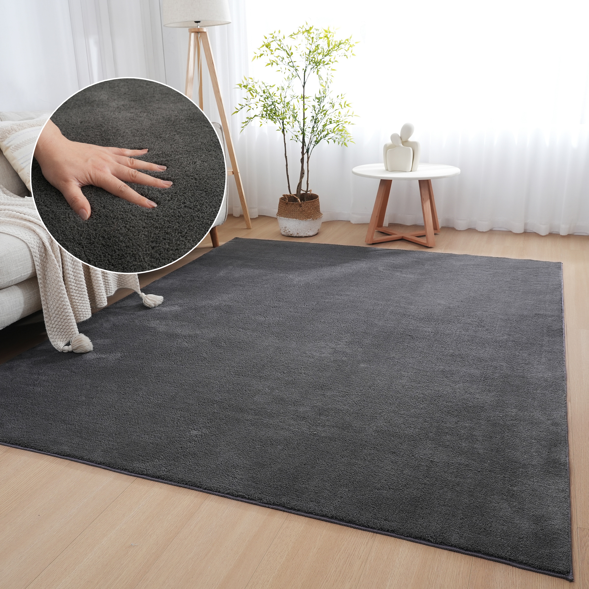 my home Teppich Cali light, weich, günstig online kaufen