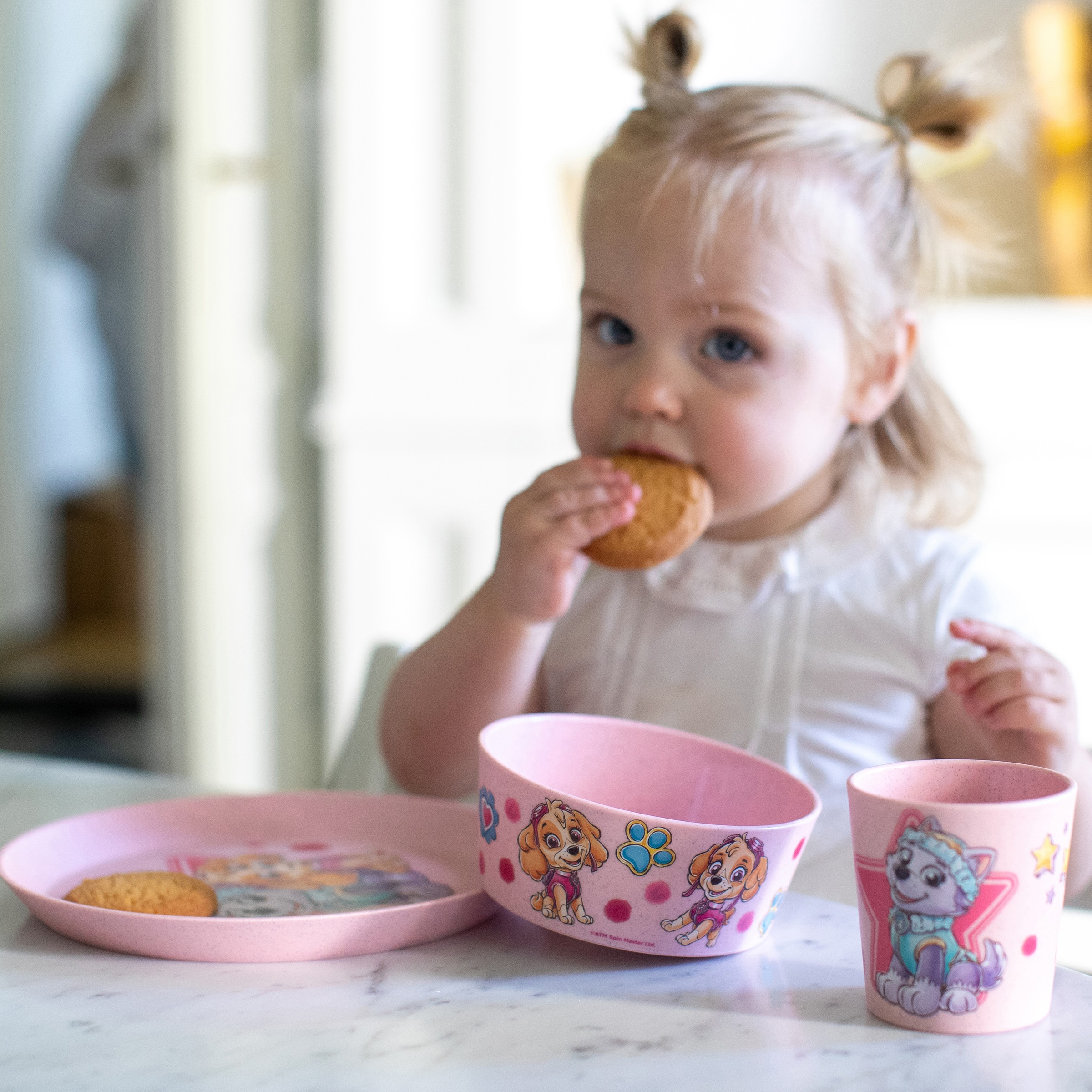 KOZIOL Kindergeschirr-Set »CONNECT PAW PATROL«, (Set, 3 tlg., je 1 Kinderbecher, Kinderschale, Kinderteller), Made in Germany, 3 Teile, für 1 Person