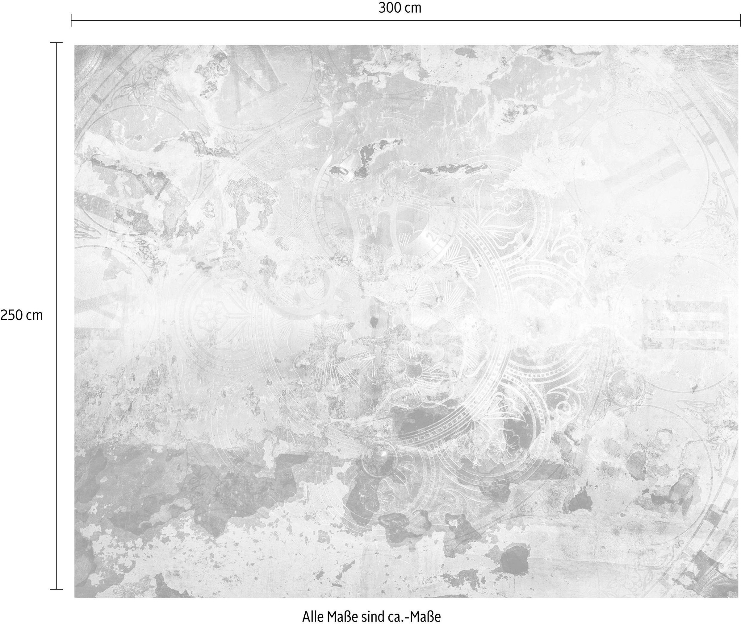 Komar Vliestapete »Digitaldruck Vlies - Time - Größe 300 x 250 cm«, bedruckt, Wohnzimmer, Schlafzimmer