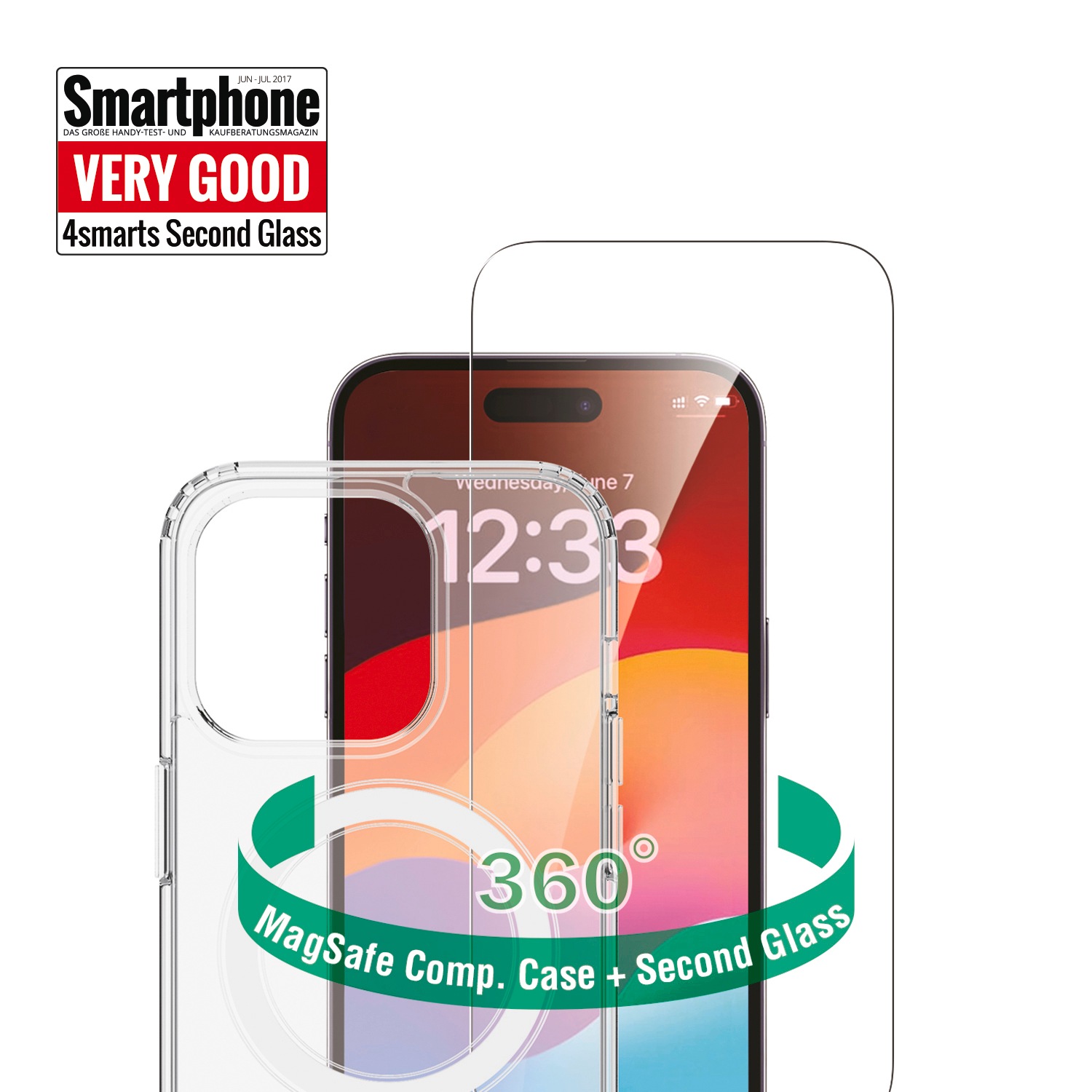 4smarts Backcover »360° Protection Set« Apple iPhone 15 Pro für iPhone 15 Pro