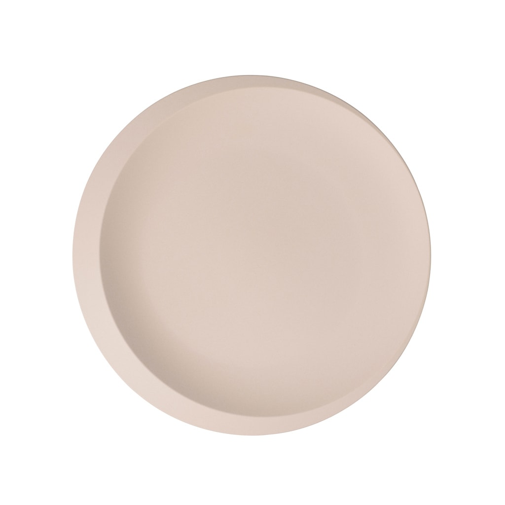 Villeroy & Boch Servierplatte »Präsentationsplatte NewMoon ø 36,8 cm beige« günstig online kaufen