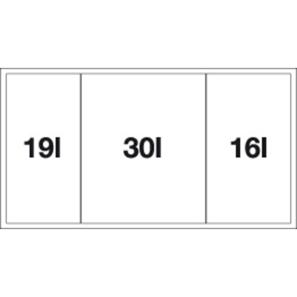 Blanco Mülltrennsystem »Flexon II 80/3«, 3 Behälter