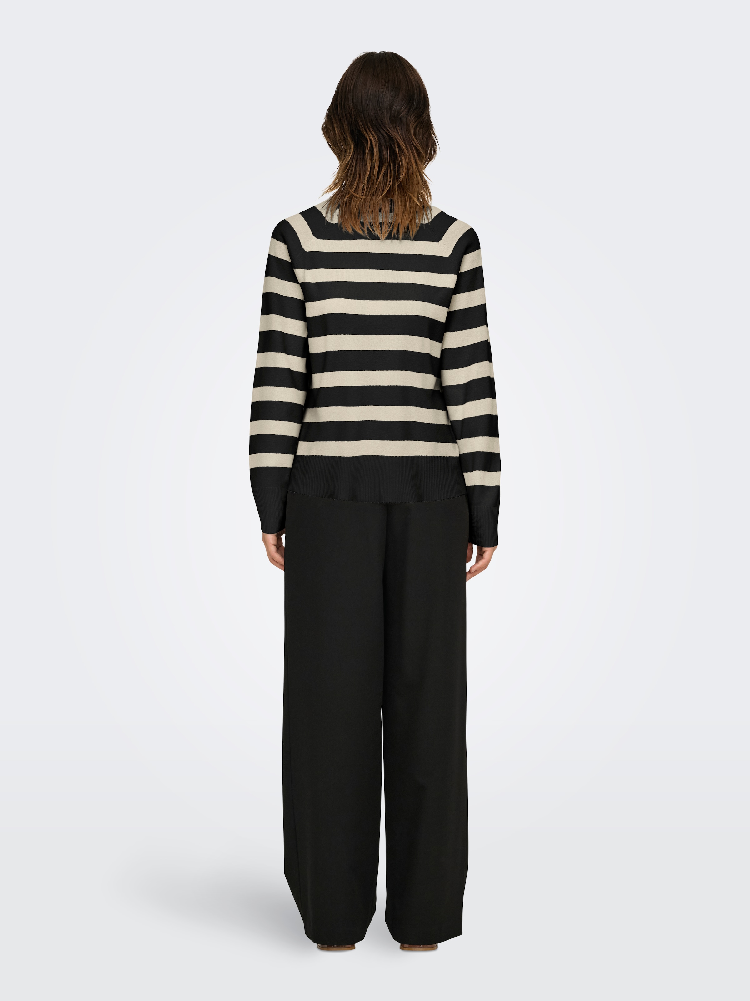 ONLY Rundhalspullover »ONLAMA LIFE LS RAGLAN O-NECK CC KNT«