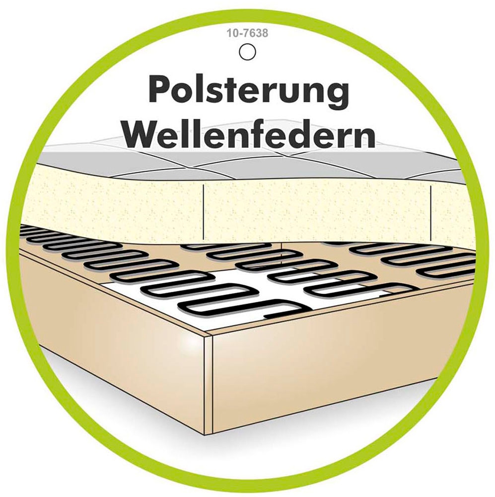 Jockenhöfer Gruppe Ecksofa »Bologna, L-Form, Breite: 298 cm, Cord-Bezug, beidseitig montierbar« mit Schlaffunktion, Bettkasten & Zierkissen, XXL-Ottomane