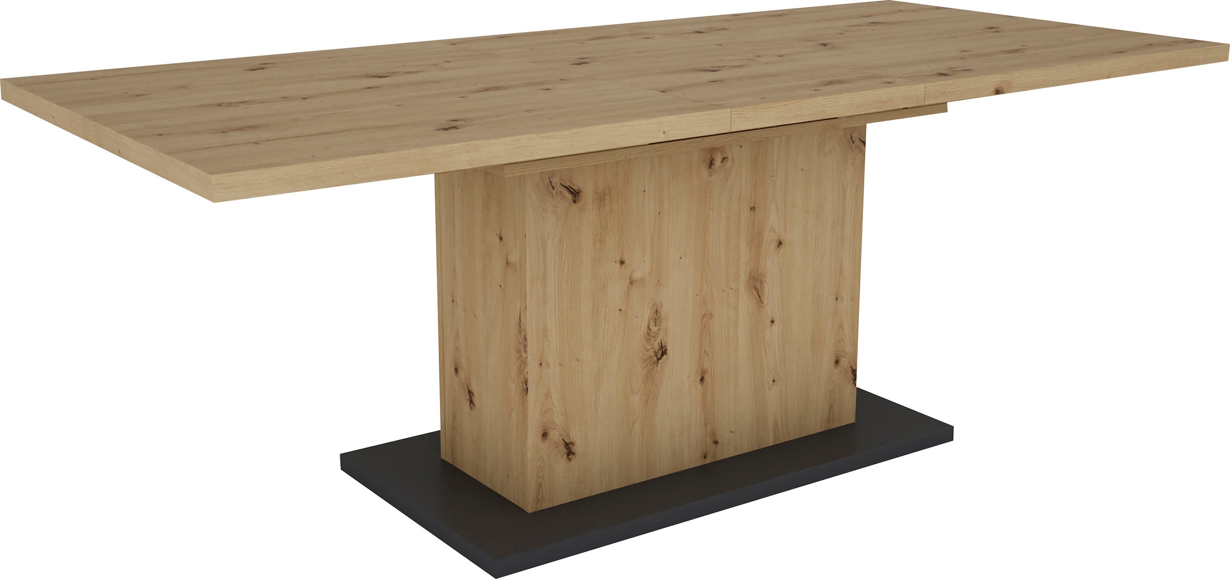Homexperts Essgruppe »Aiko«, (Set, 5 tlg., Esstisch mit 4 Stühlen), Tisch  mit Auszugsfunktion, Breite 160-200 cm auf Raten bestellen | Essgruppen