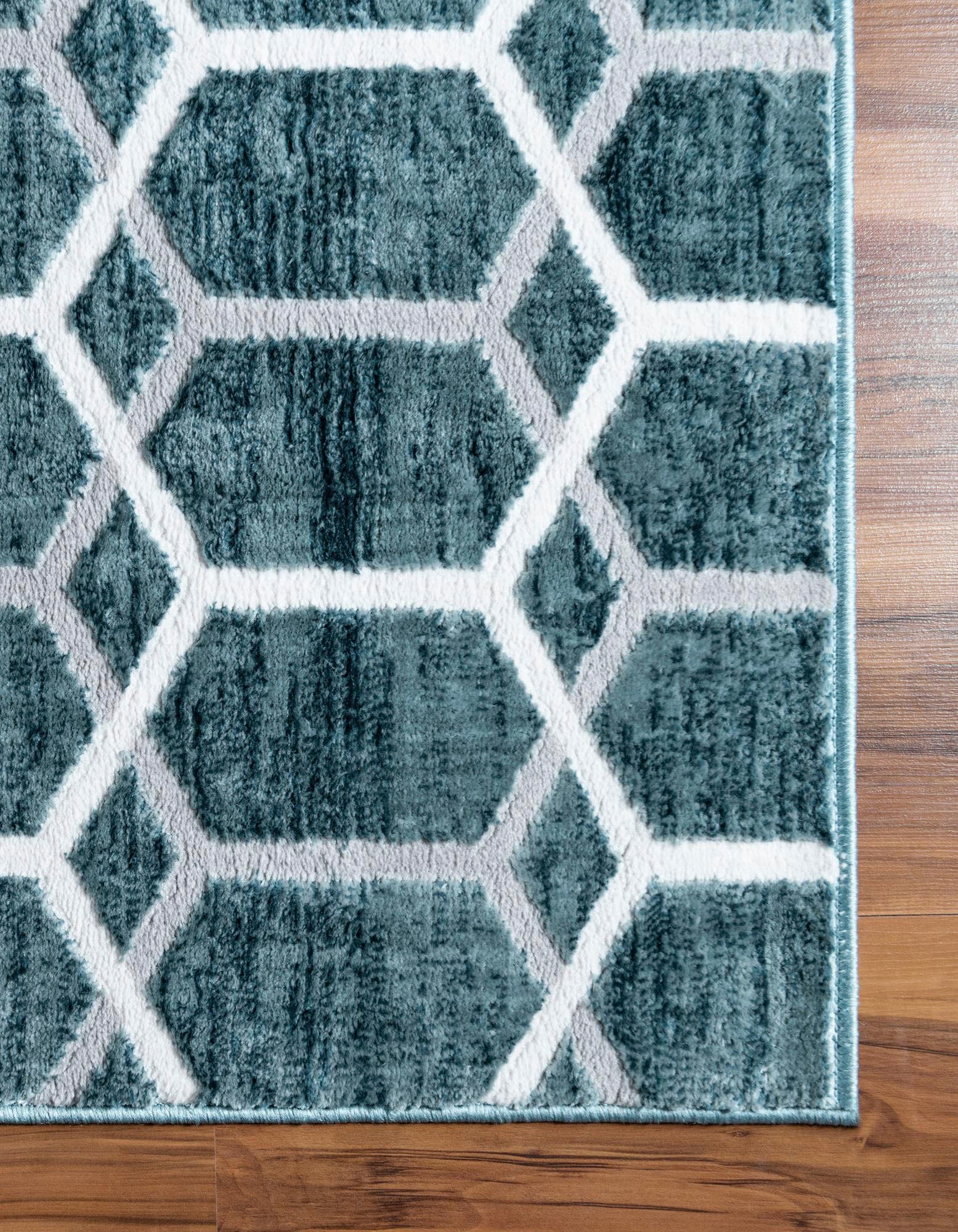 Myflair Möbel & Accessoires Teppich »Titan Trellis, LAGERRÄUMUNG!«, rechteckig, 13 mm Höhe, Kurzflor, gewebt, modernes geometrisches Design