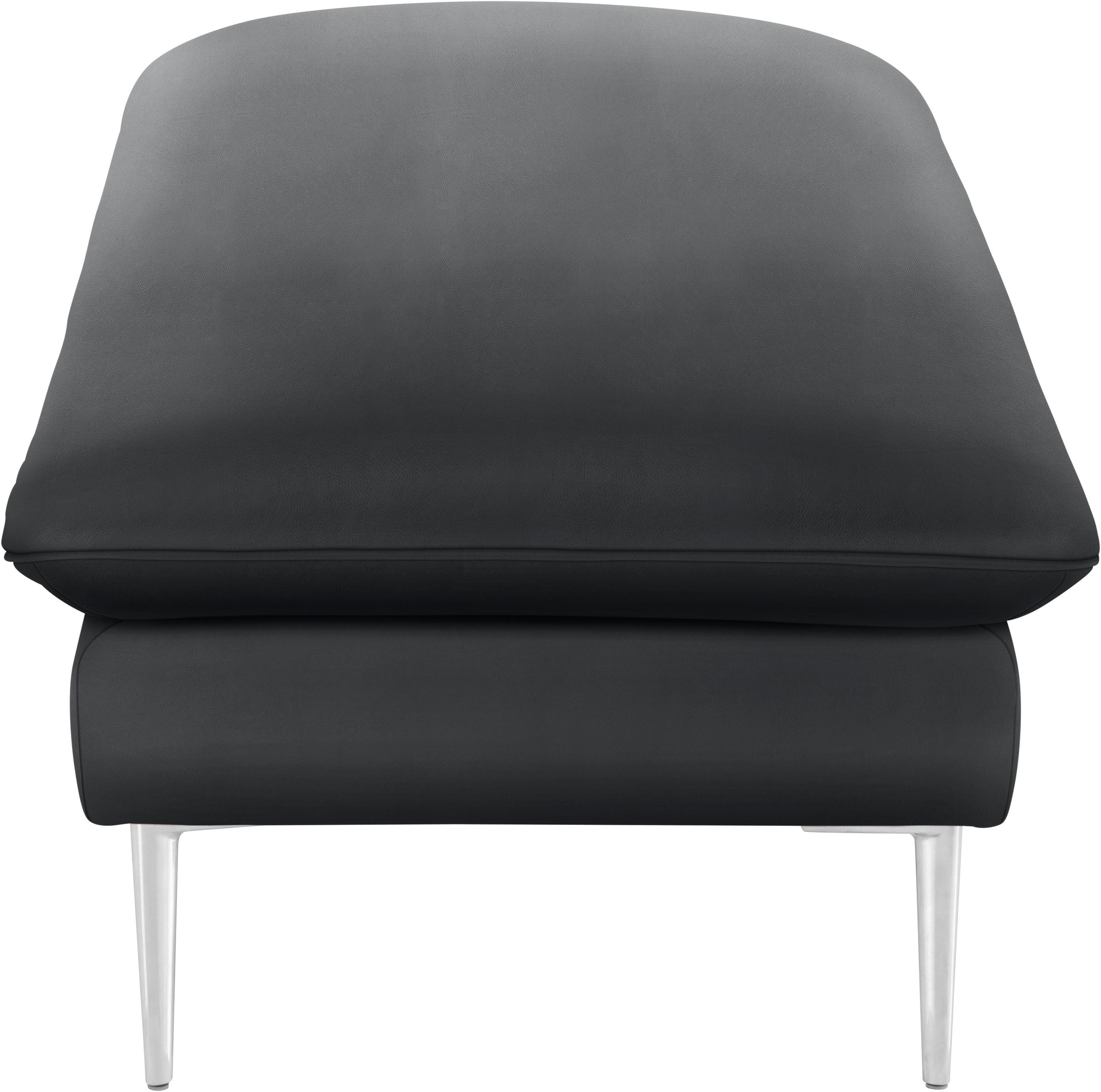 W.SCHILLIG Hocker »enjoy&MORE«, Füße Chrom glänzend, Breite 151 cm