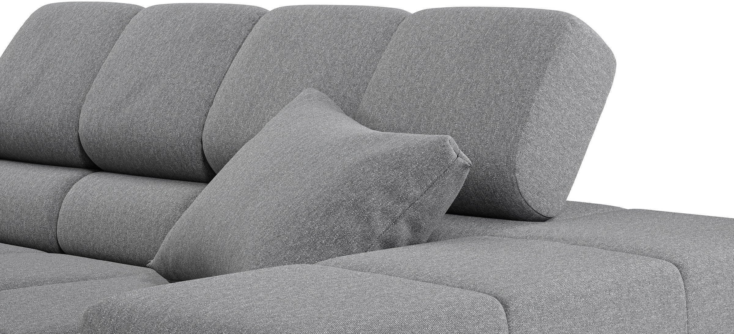 INOSIGN Ecksofa »Ancona incl. Kopfteilverstellung, OTTOs Choice, Breite 319cm, L-Form«, wahlweise motorische Sitztiefenverstellung, auch in Cord + Easy Care