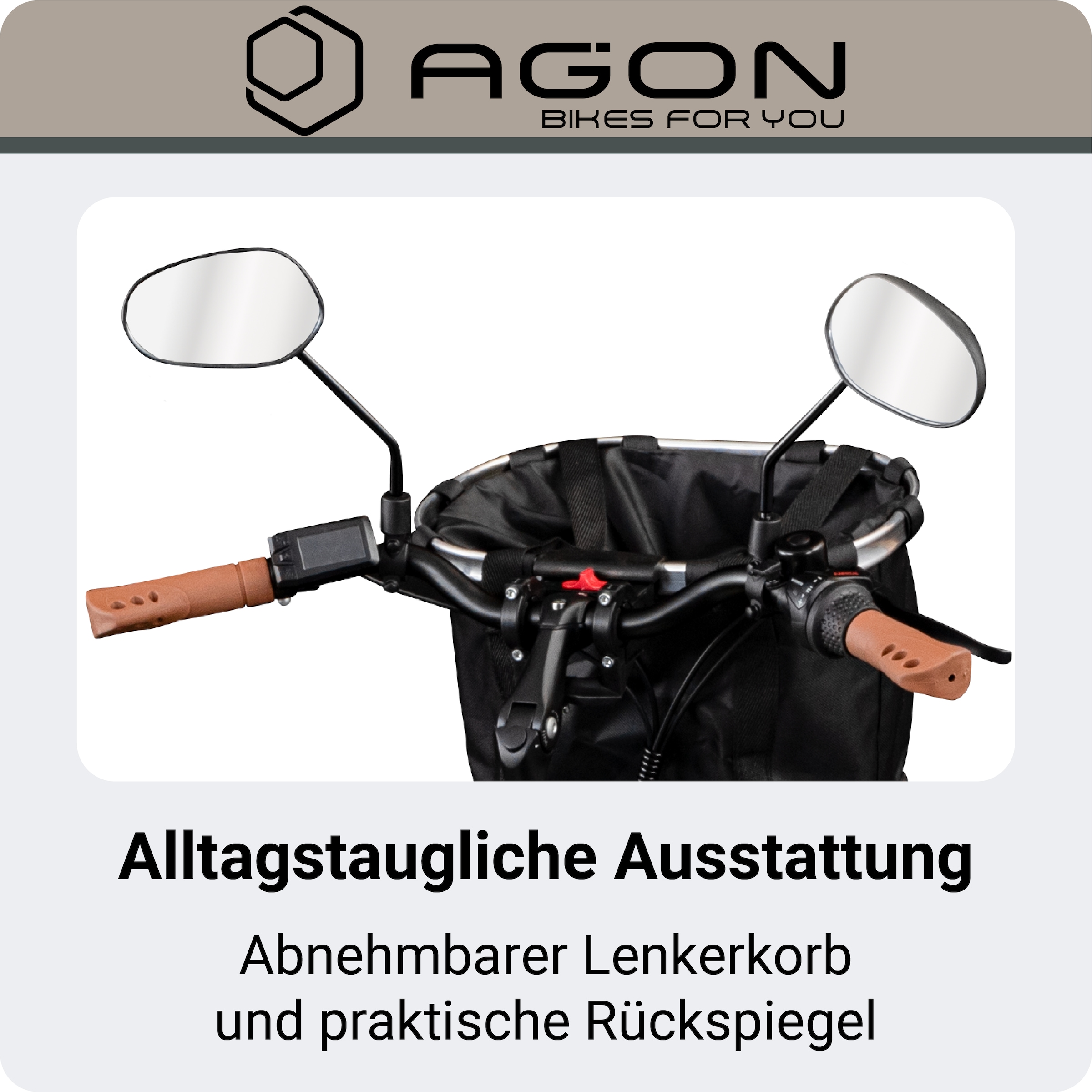 AGON »Assist« 3 Gang Nabenschaltung Frontmotor 250 W tiefer Einstieg