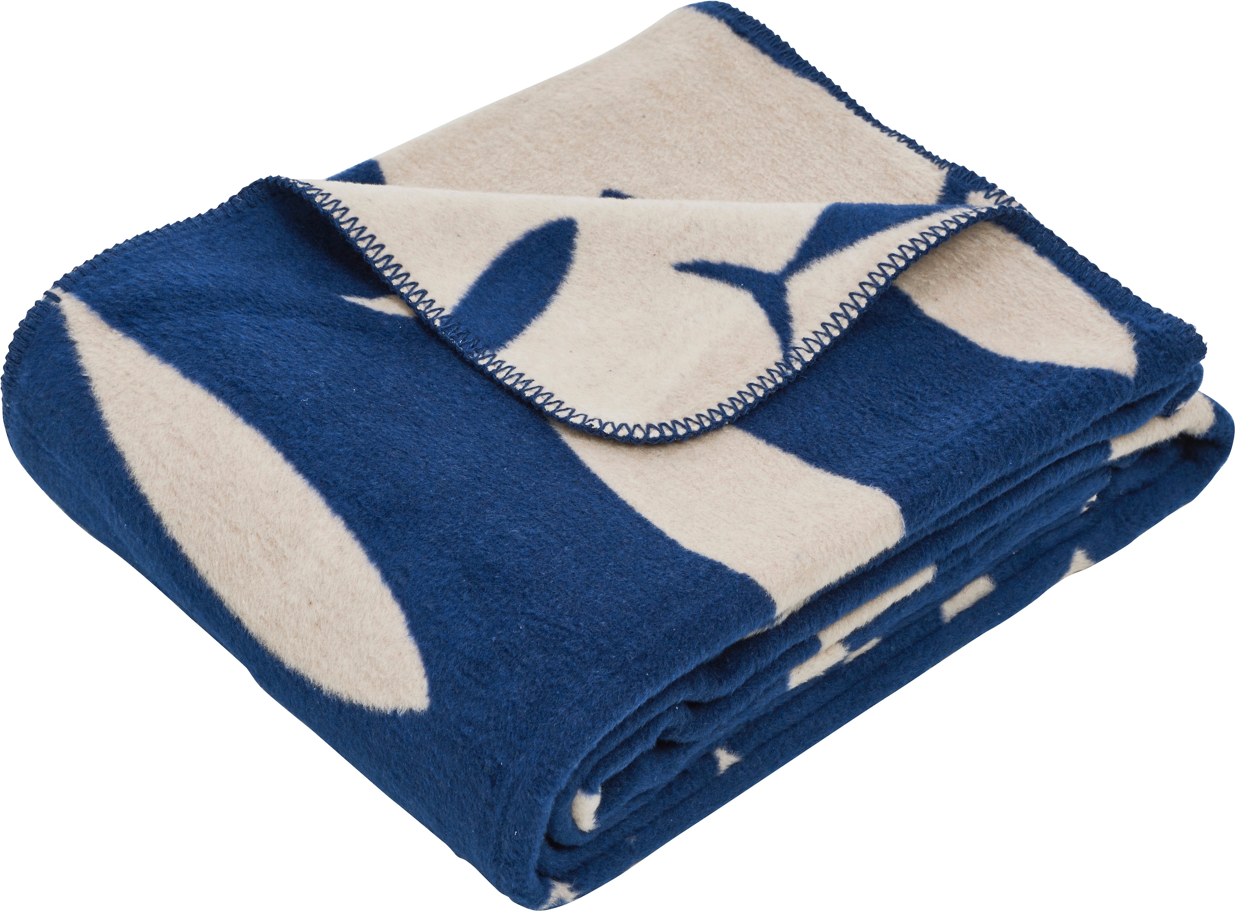 done.® Wohndecke »FISHES« Angenehm weich und warm in der Haptik