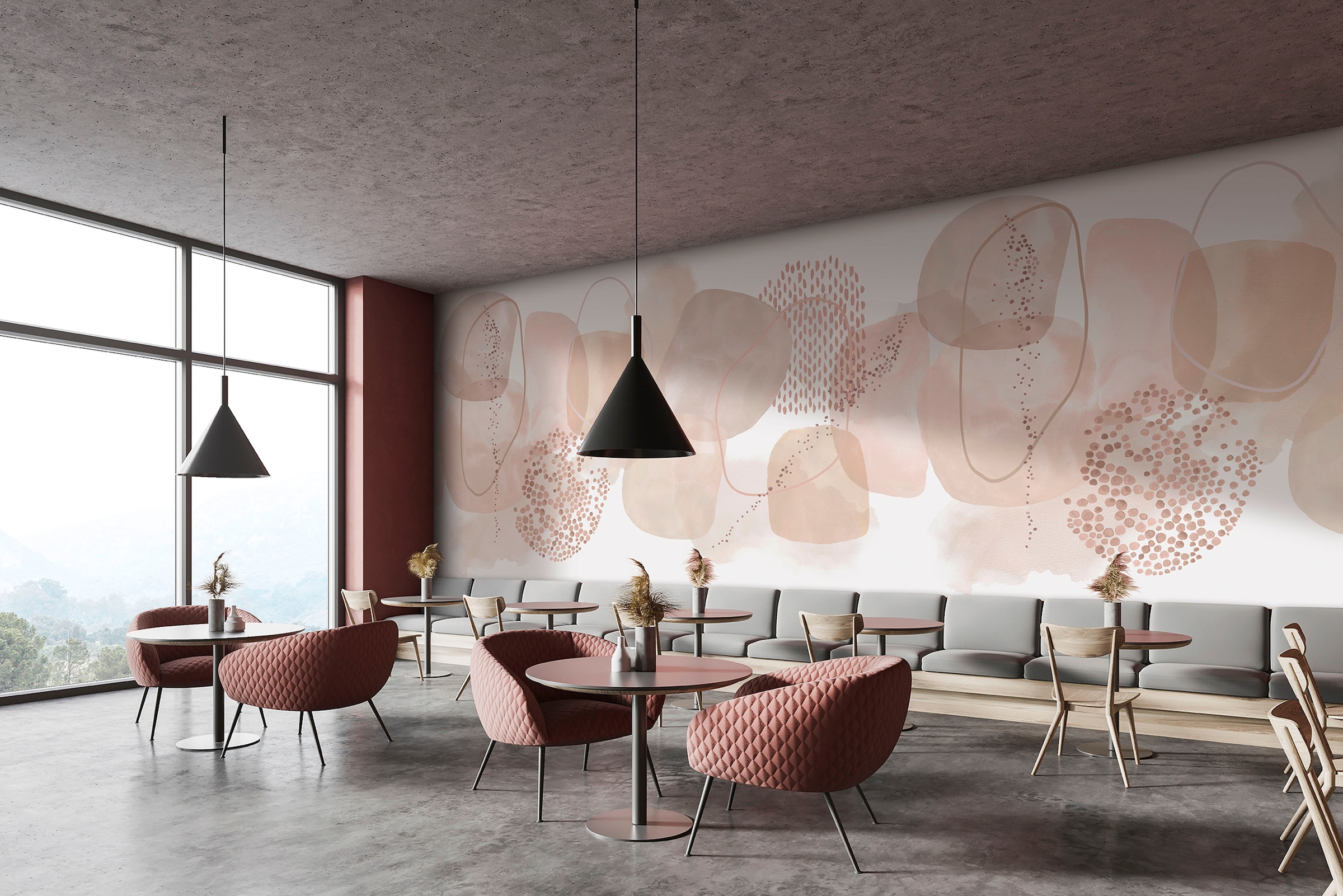 Marburg Fototapete »Hannah« matt glatt moderne Tapete für Wohnzimmer Schlafzimmer Küche