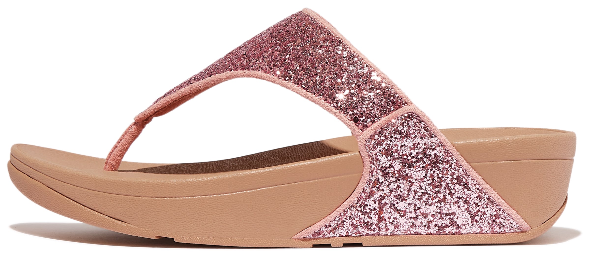 FITFLOP Dianette »Lulu« Badeschuh, Sandale, Sommerschuh mit Glitter Bandage rosé 36 36 Schöner Sommerschuh mit weichem Zehensteg