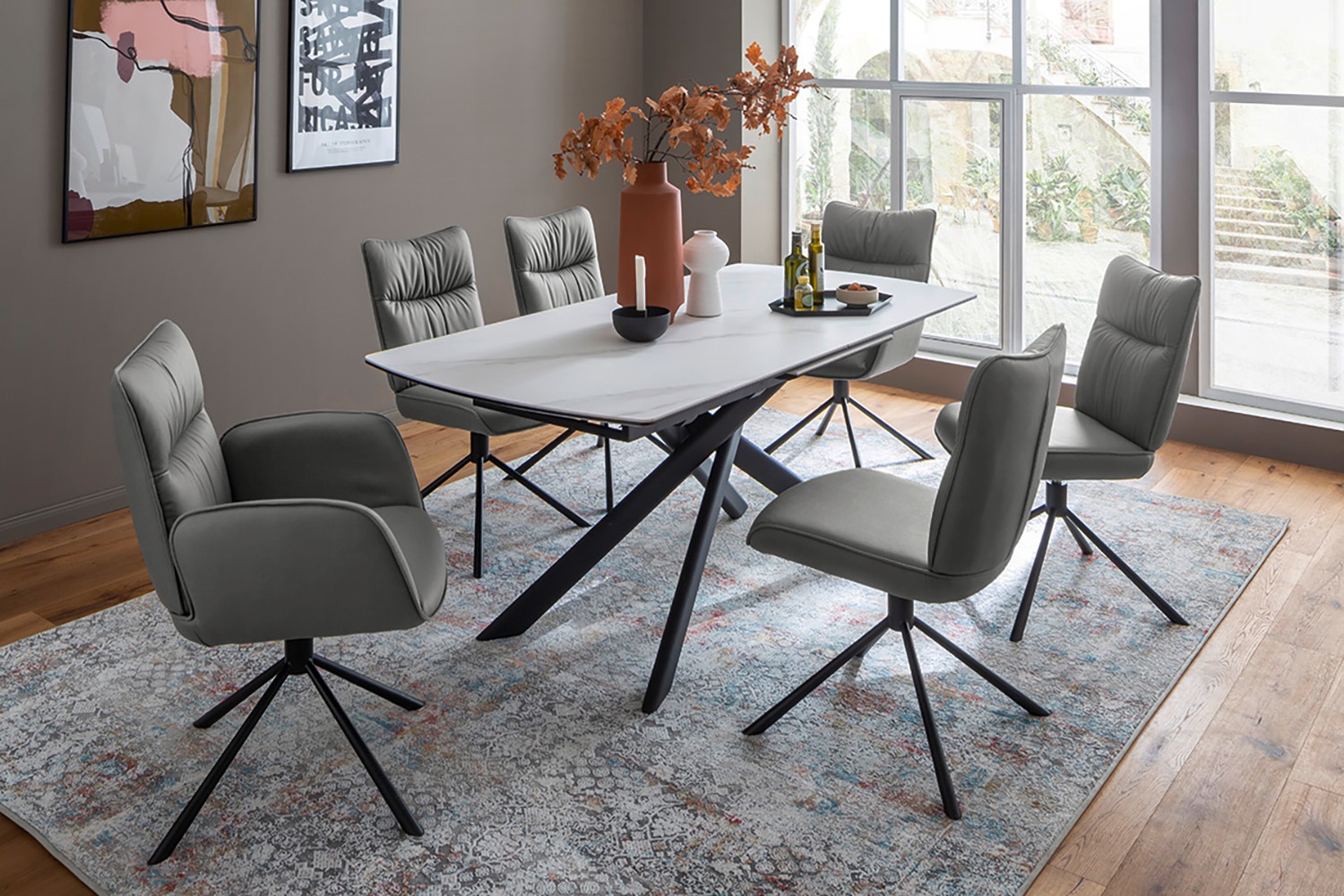 MCA furniture 4-Fußstuhl "MARIN Esszimmerstuhl (2er Set) - Stuhl", (Set), 2 günstig online kaufen