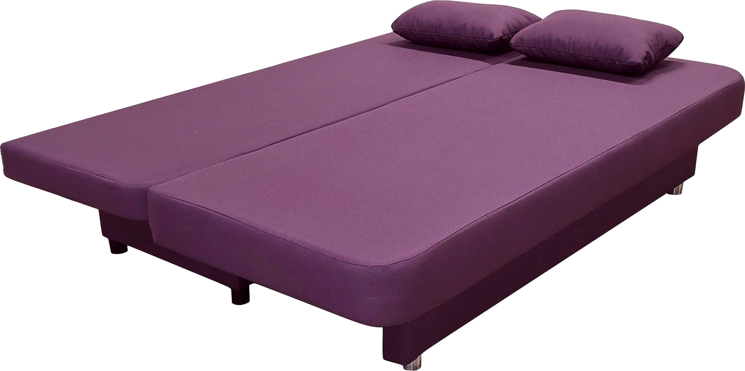 COLLECTION AB Schlafsofa »Ulla inkl. Bettfunktion und Bettkasten« inkl. Wenderückenkissen,Armlehnekissen