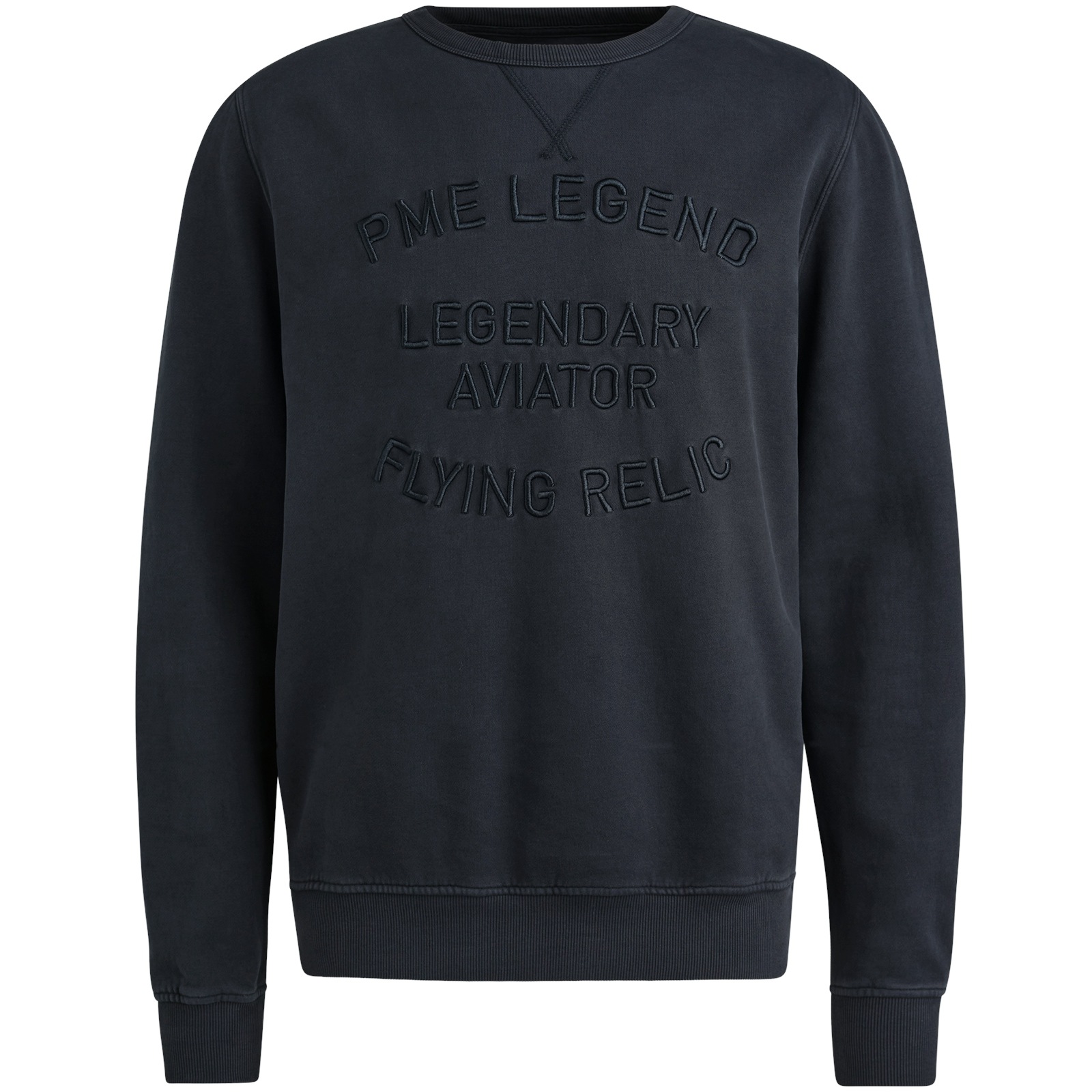 PME LEGEND Sweatshirt »Crewneck gd terry«, mit Schriftzug