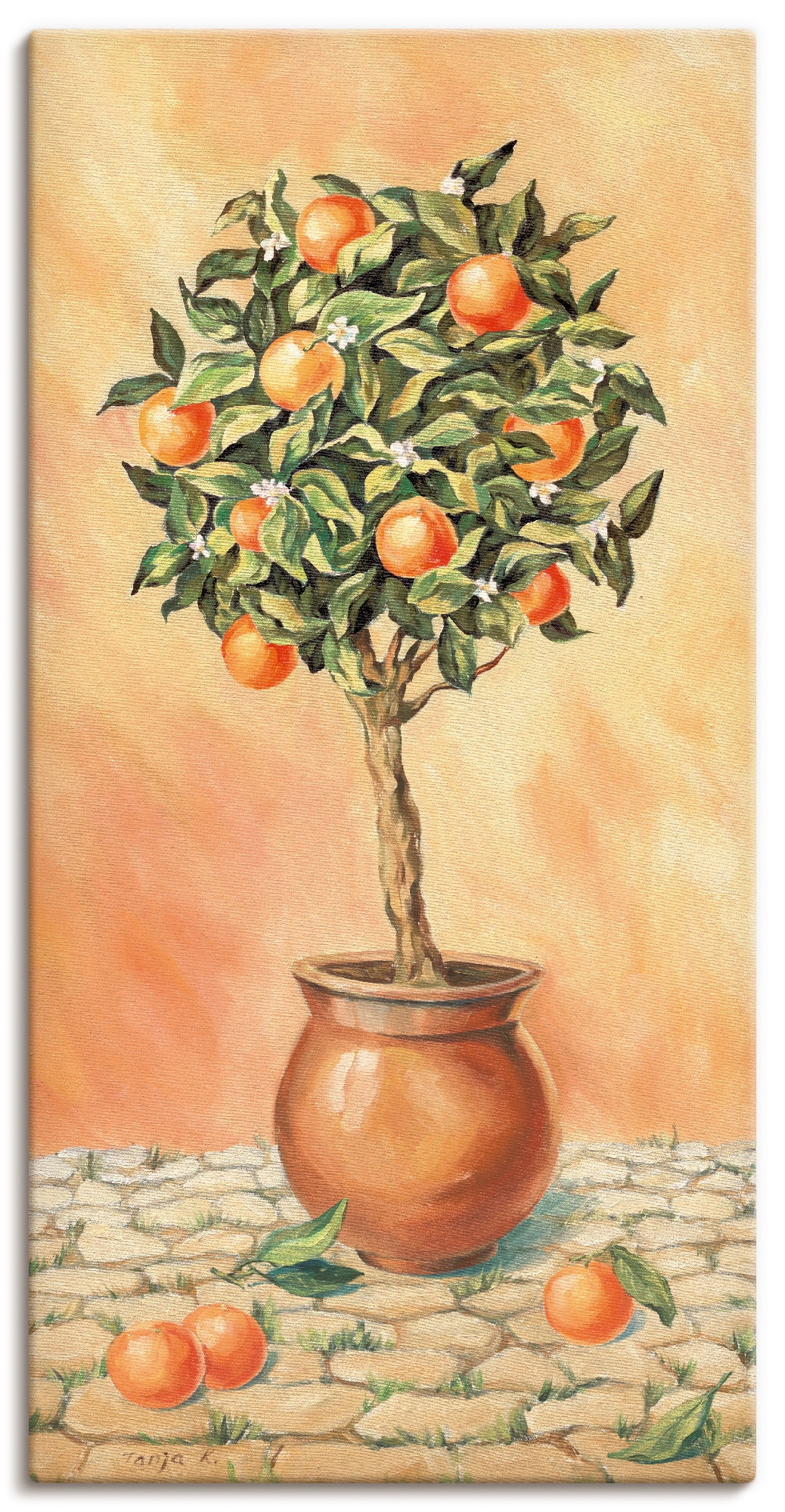 Artland Wandbild "Orangenbaum I", Pflanzen, (1 St.), als Alubild, Outdoorbi günstig online kaufen