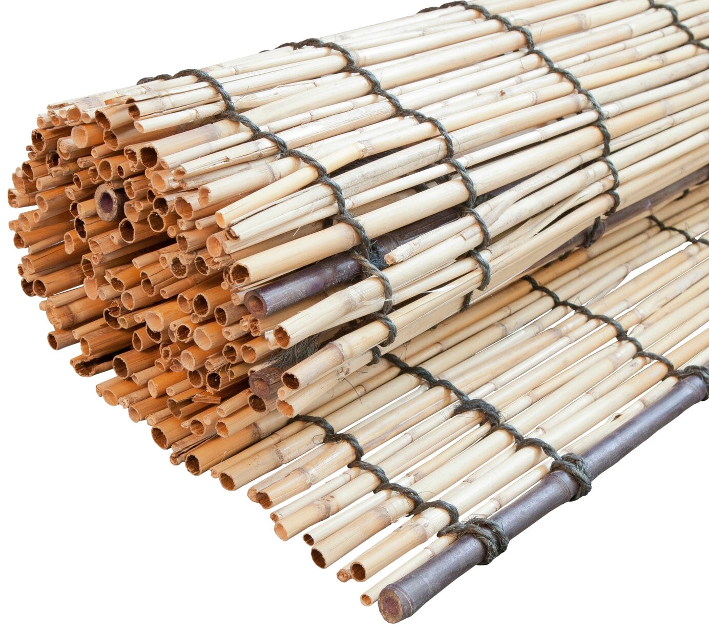 Windhager Sichtschutzzaunmatten, naturbelassenes Schilf mit Bambus-Verstärkung, L: 1,8 m