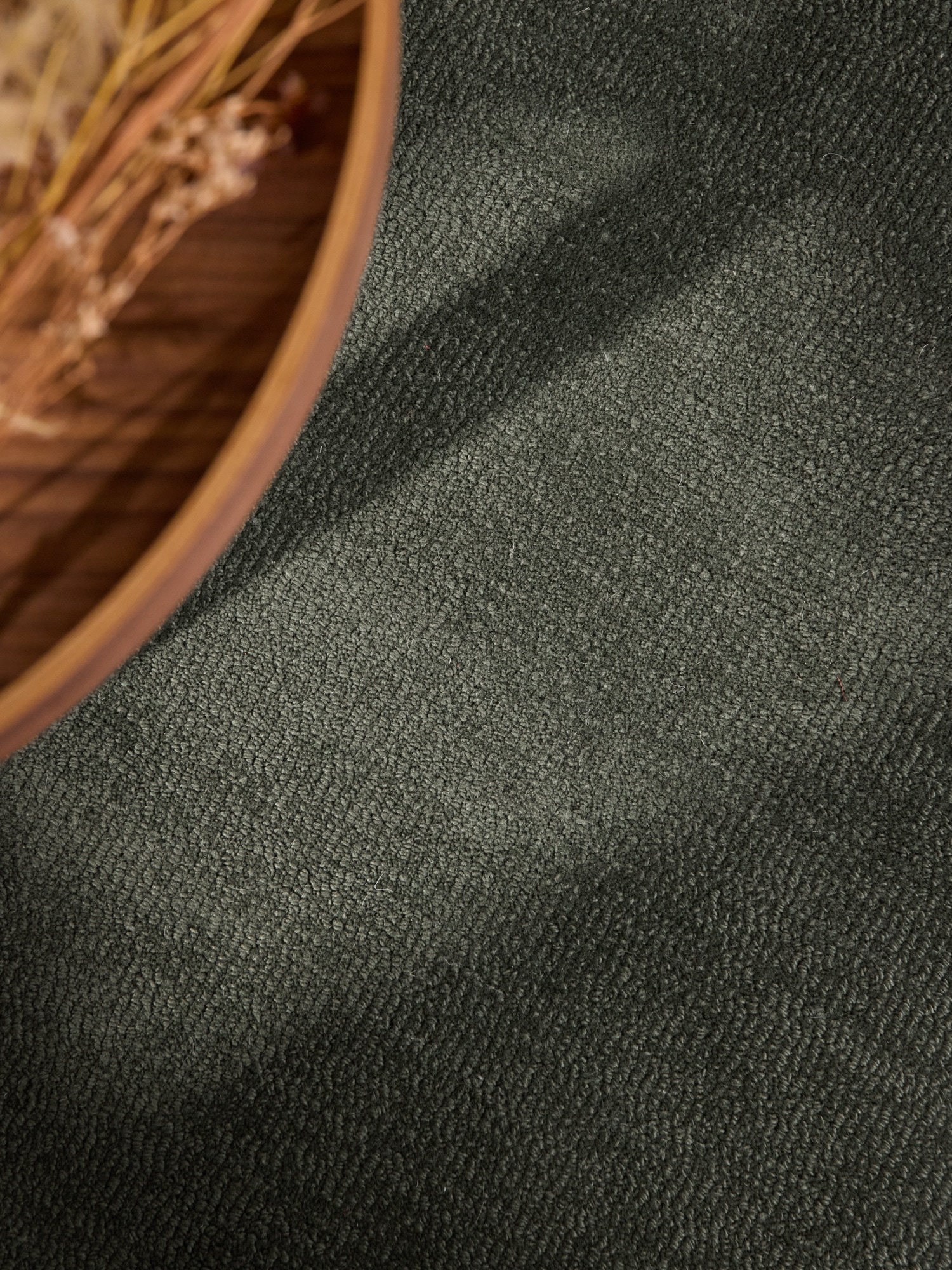 Villeroy & Boch Teppich »Wollteppich Kari« rechteckig 17 mm Höhe Handgewebt, Wolle, Bordüre, Einfarbig, Läufer, Wohnzimmer, Organisch